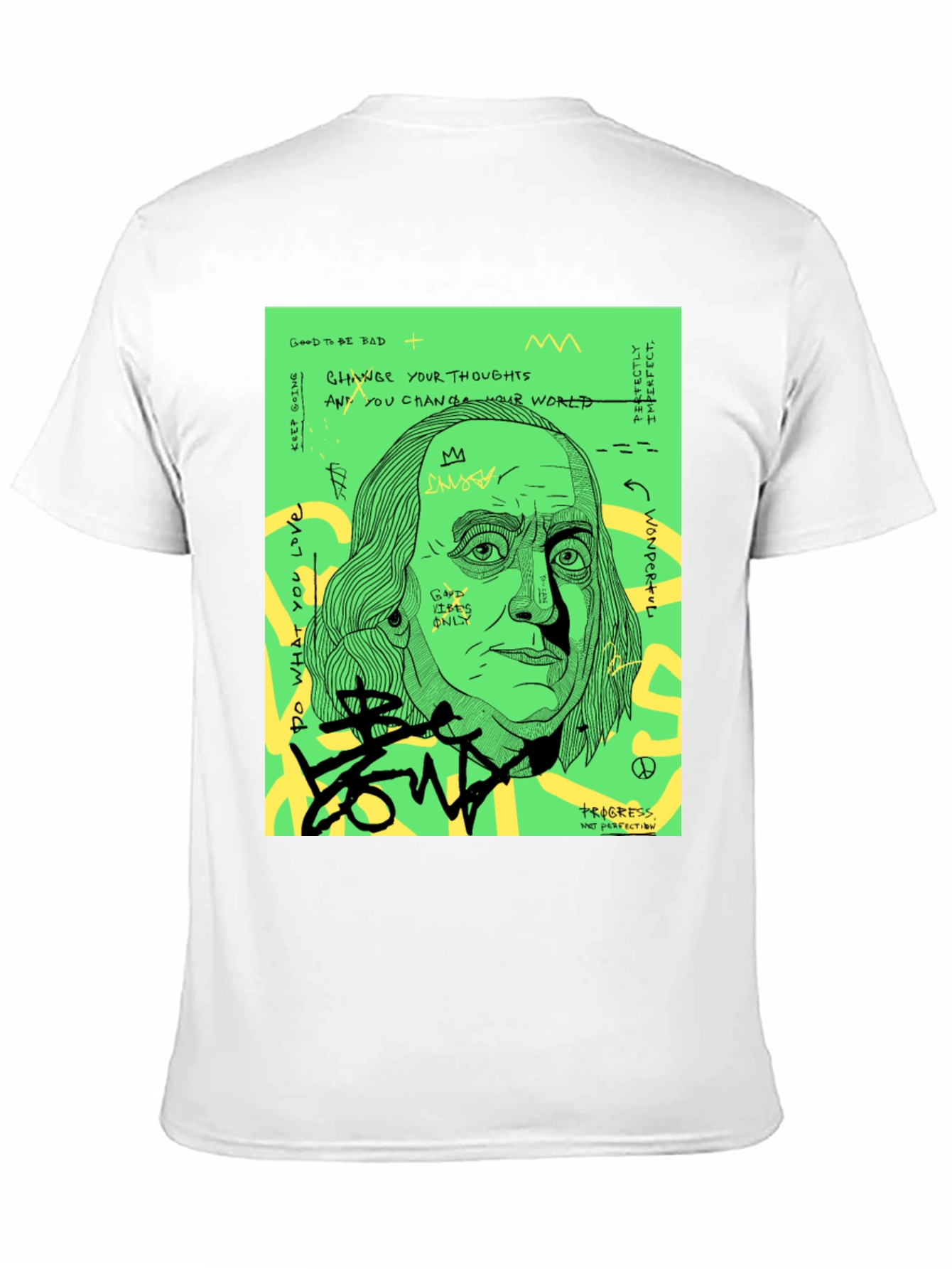 Edgy Benjamin Franklin Graphic Tee