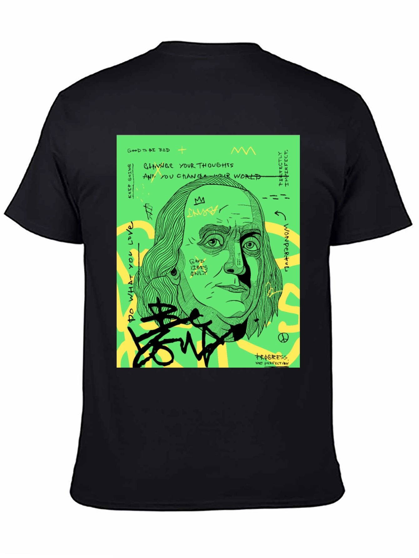 Edgy Benjamin Franklin Graphic Tee