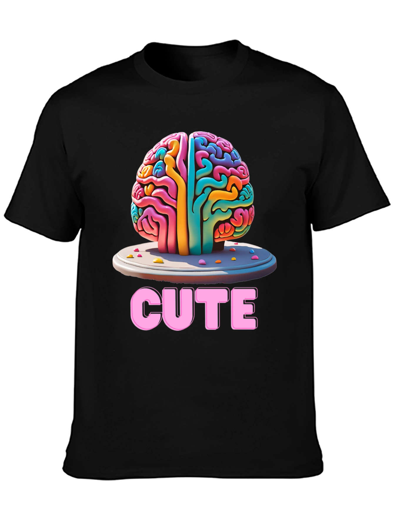 Cute Brain T-Shirt - Unisex Graphic Tee