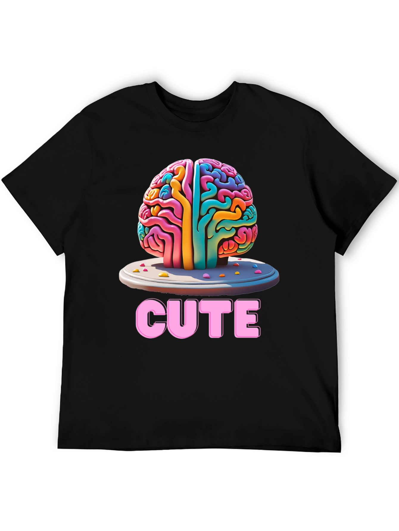 Cute Brain T-Shirt - Unisex Graphic Tee