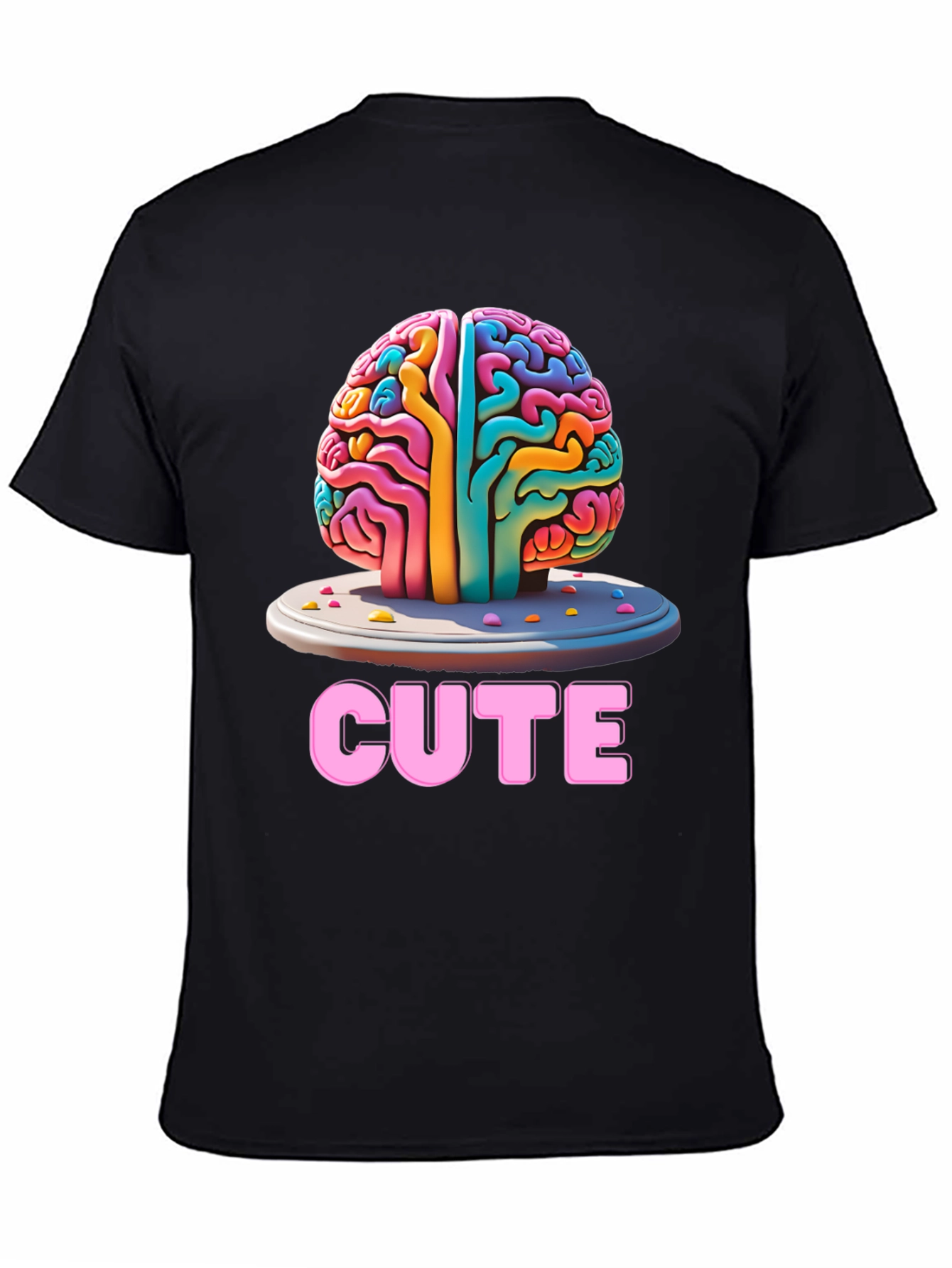 Cute Brain T-Shirt - Unisex Graphic Tee