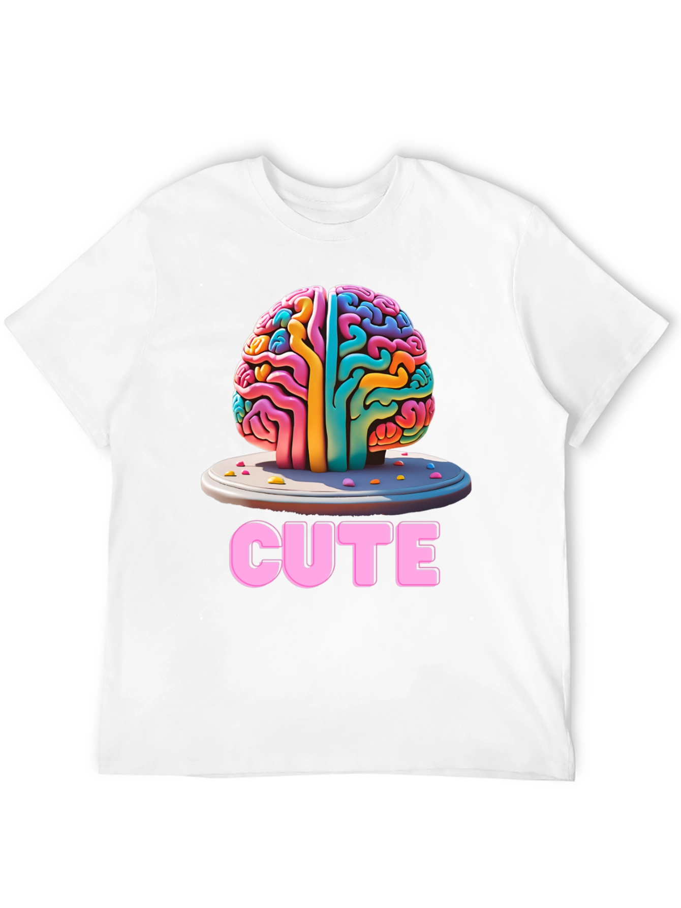 Cute Brain T-Shirt - Unisex Graphic Tee