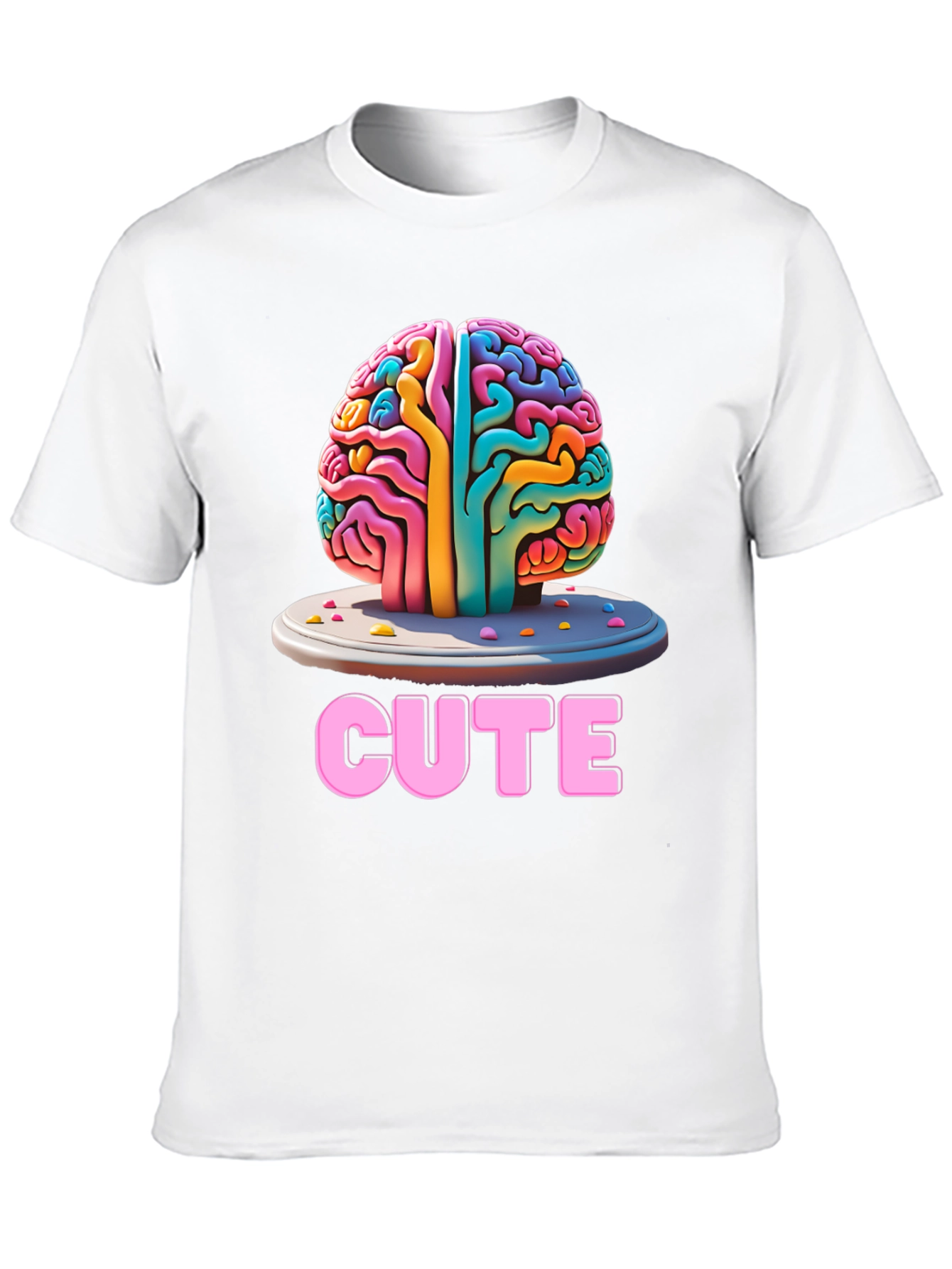 Cute Brain T-Shirt - Unisex Graphic Tee