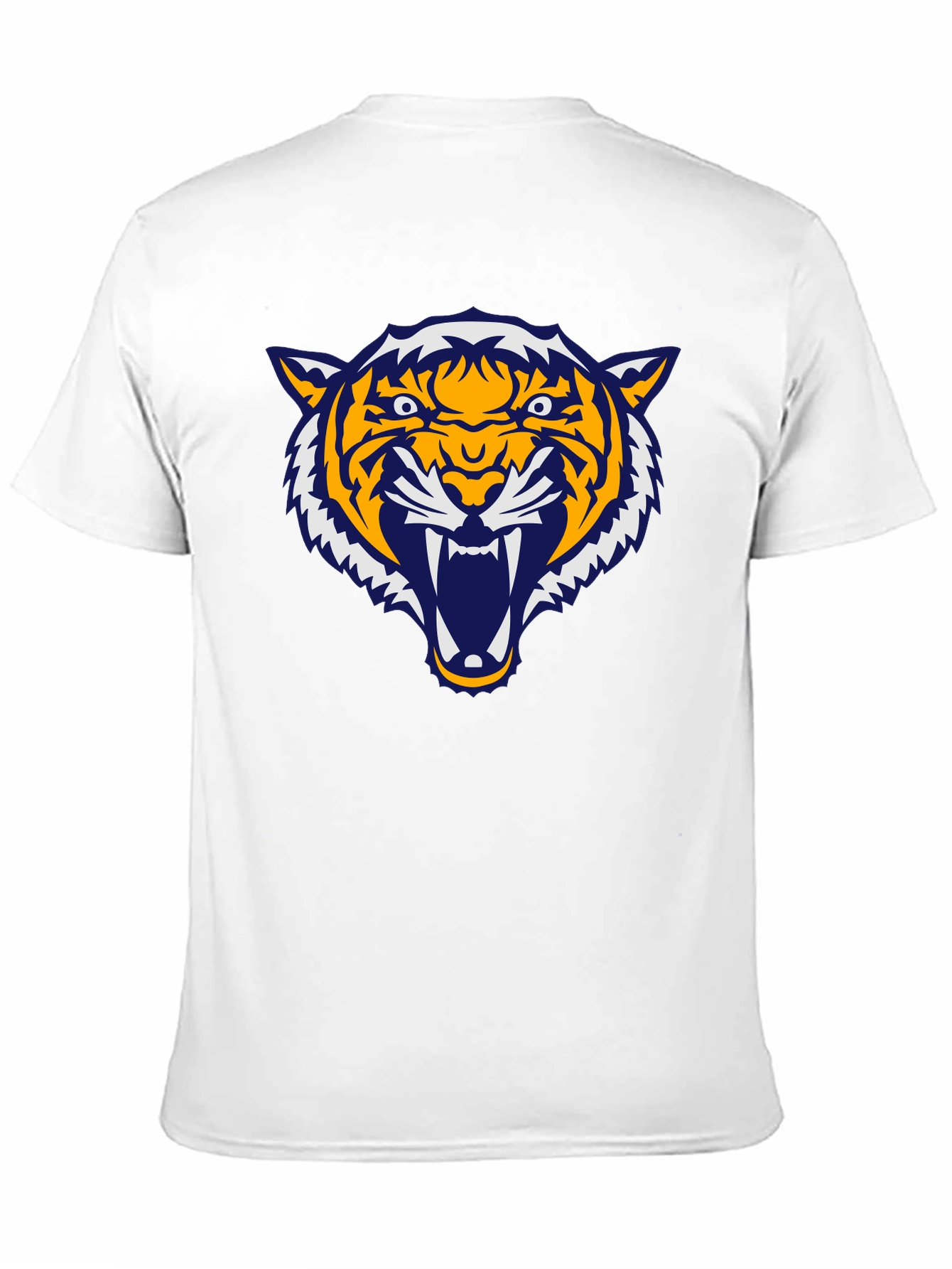 Bold Tiger Graphic Tee - Black Cotton Comfort