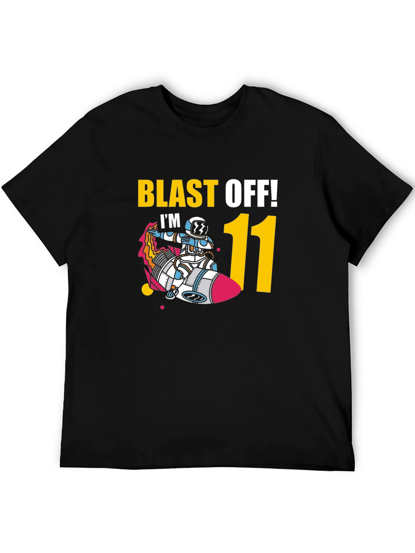 Blast Off! 11th Birthday Astronaut T-Shirt