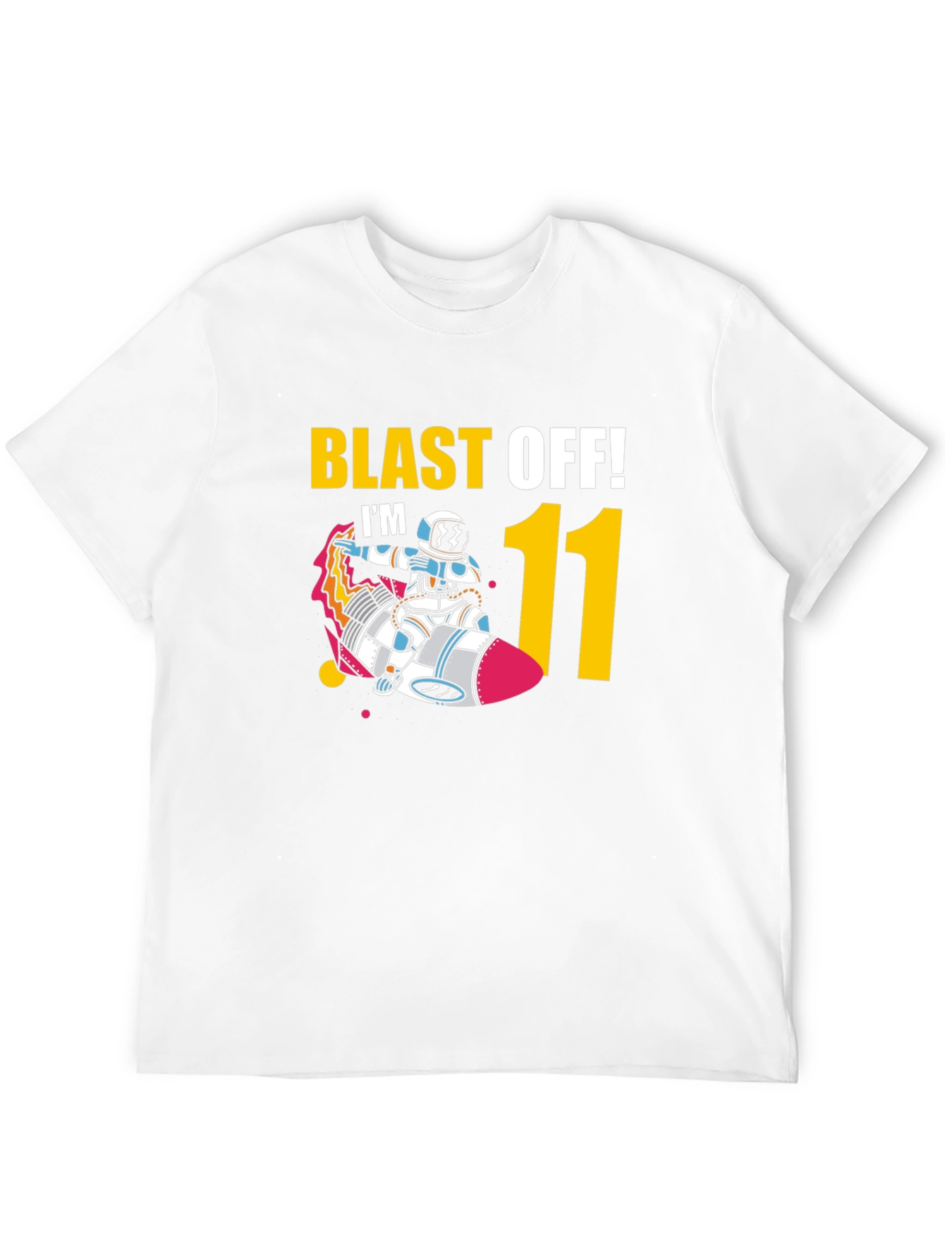 Blast Off! 11th Birthday Astronaut T-Shirt