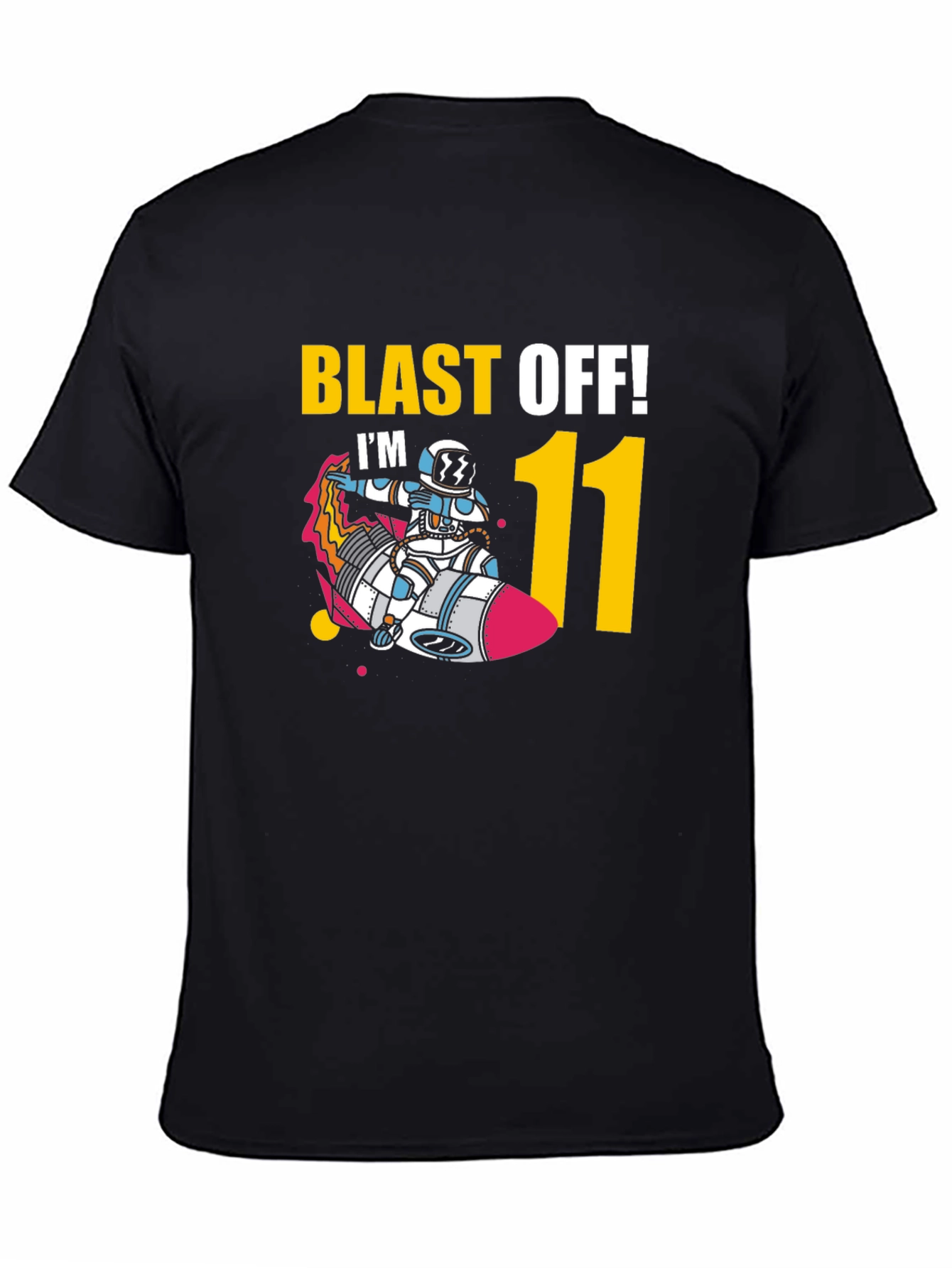 Blast Off! 11th Birthday Astronaut T-Shirt
