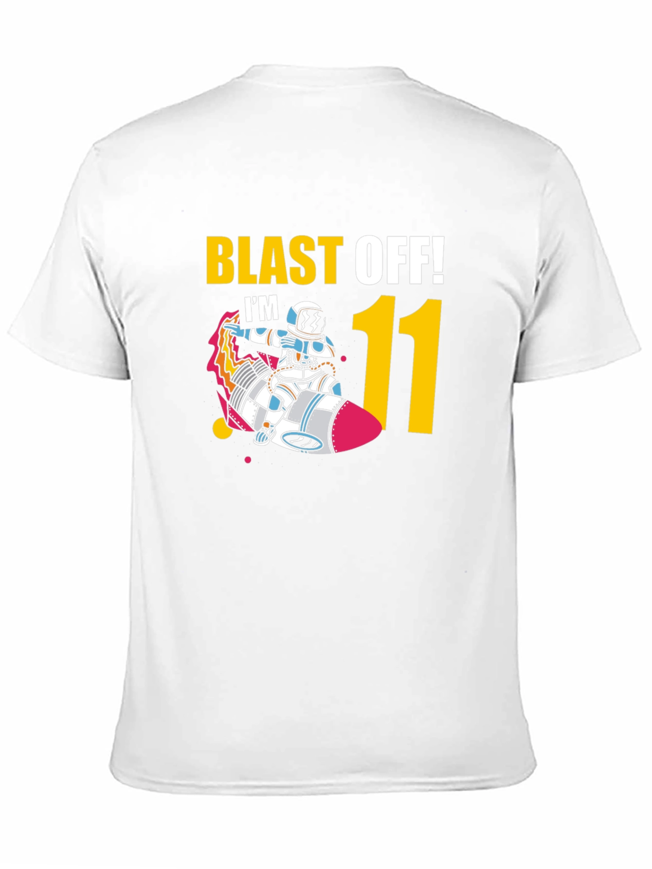 Blast Off! 11th Birthday Astronaut T-Shirt