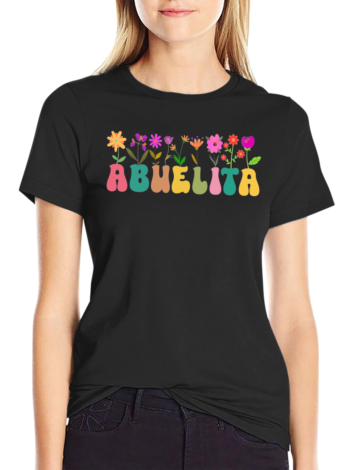 Abuelita Flower T-Shirt