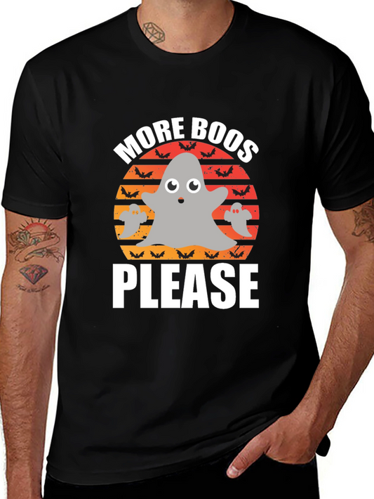 More Boos Please Halloween Graphic Tee