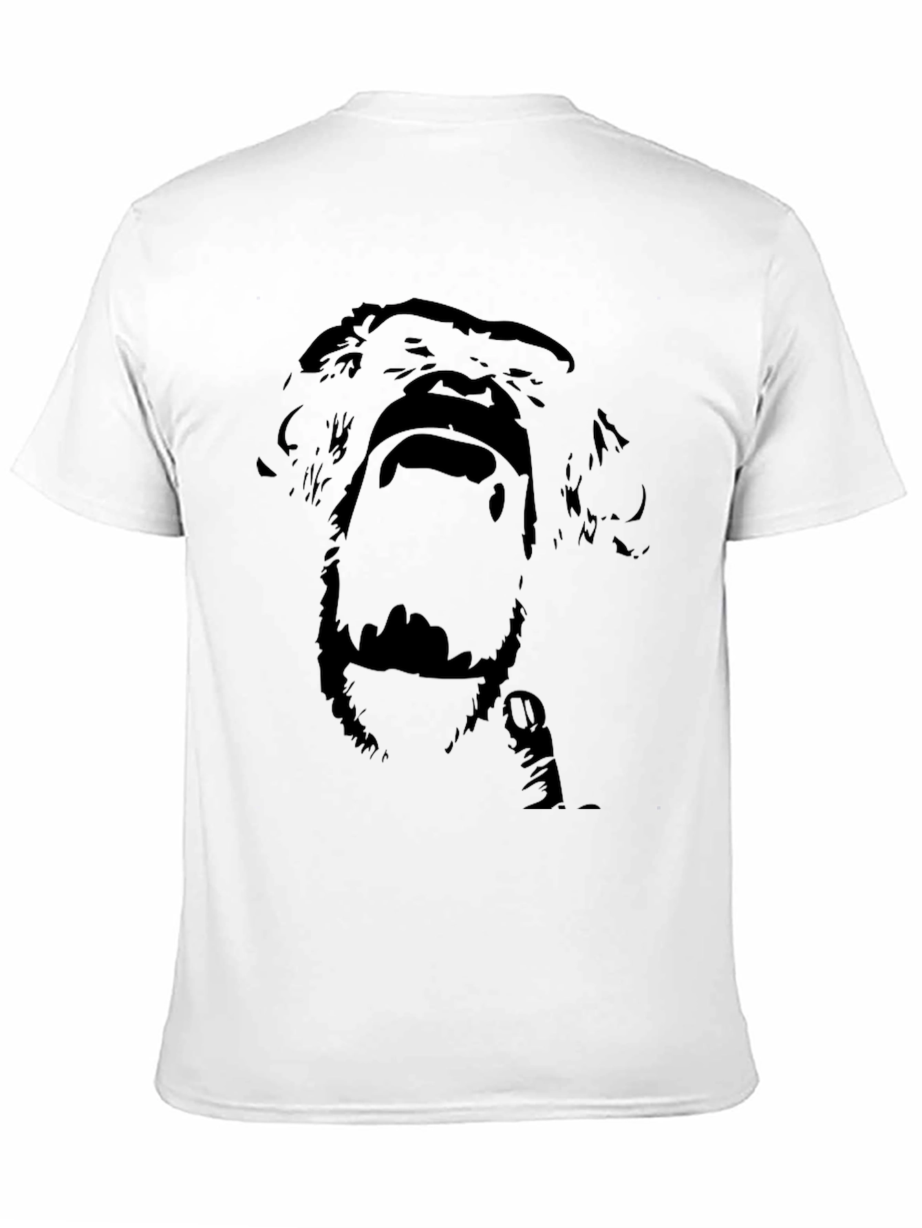 Screaming Chimpanzee Black T-Shirt