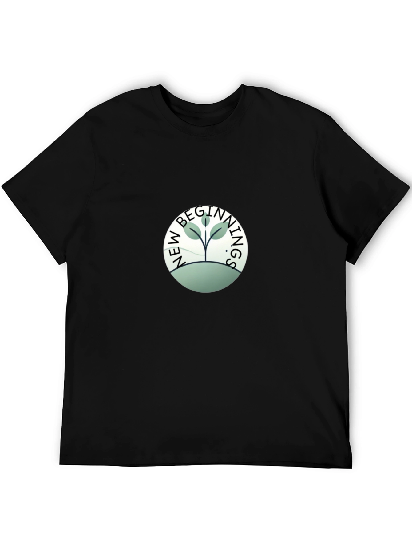 New Beginnings Graphic Tee - Black