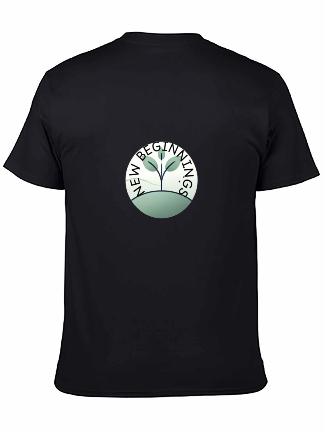 New Beginnings Graphic Tee - Black
