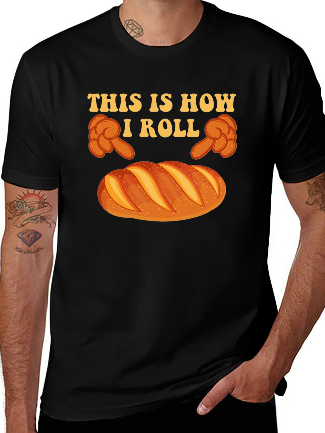 This is How I Roll Bread Funny T-Shirt