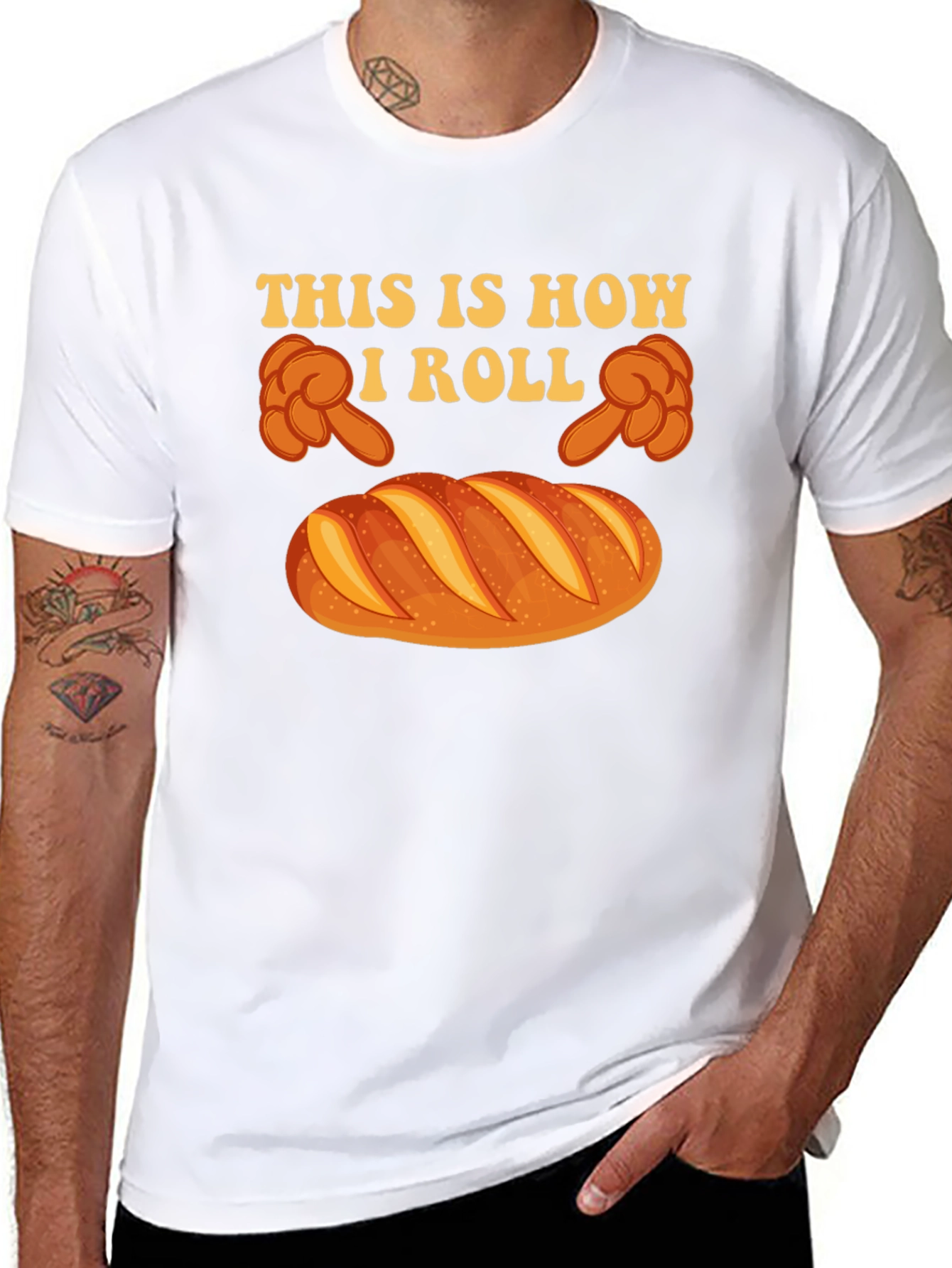 This is How I Roll Bread Funny T-Shirt