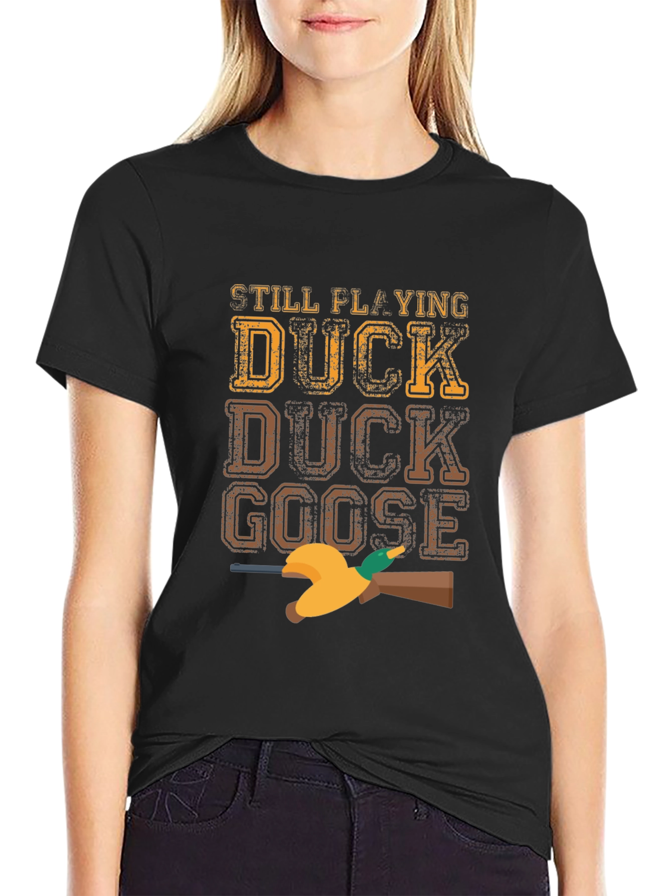 Duck Duck Goose T-Shirt - Funny Hunting Tee