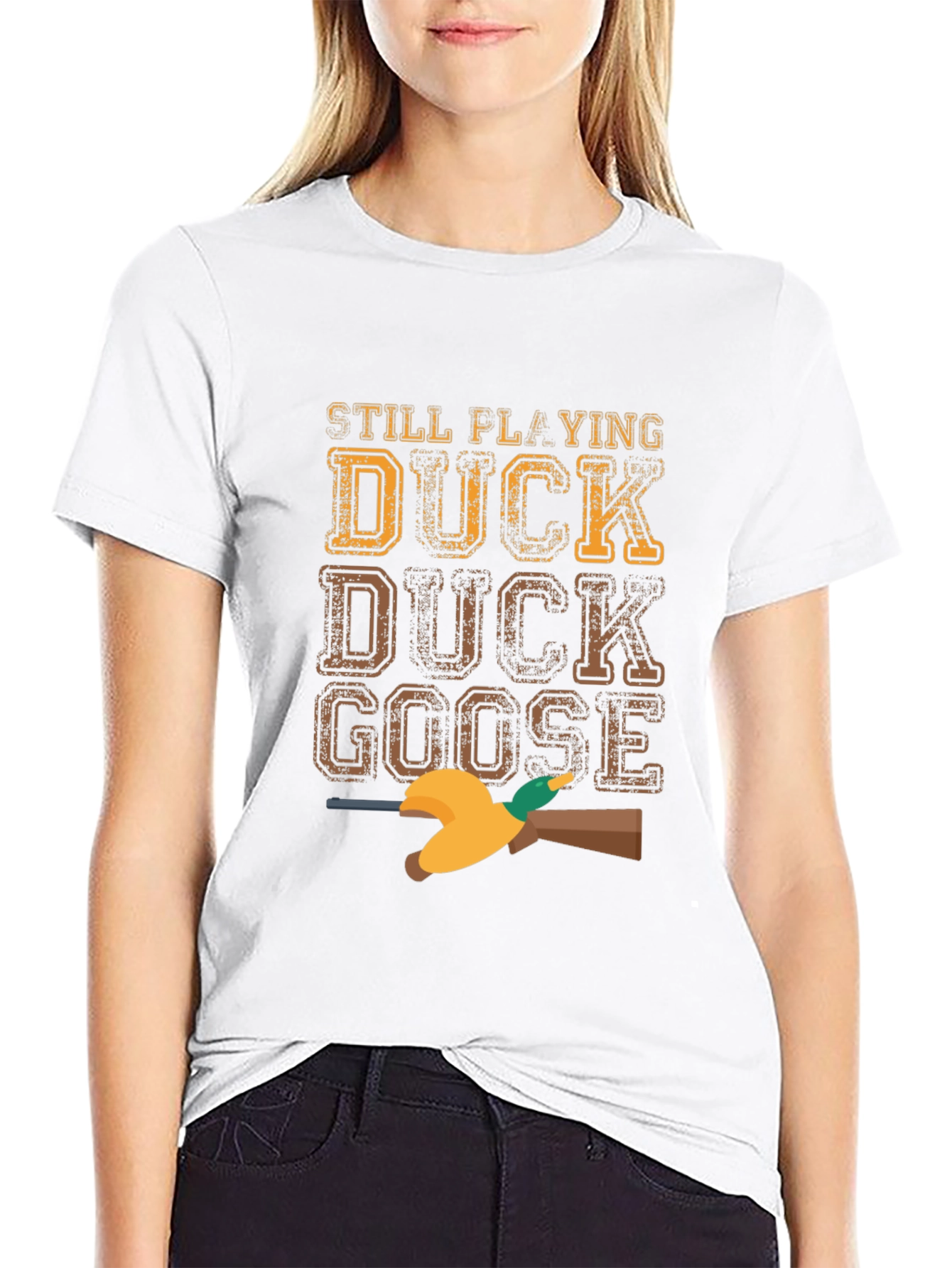 Duck Duck Goose T-Shirt - Funny Hunting Tee