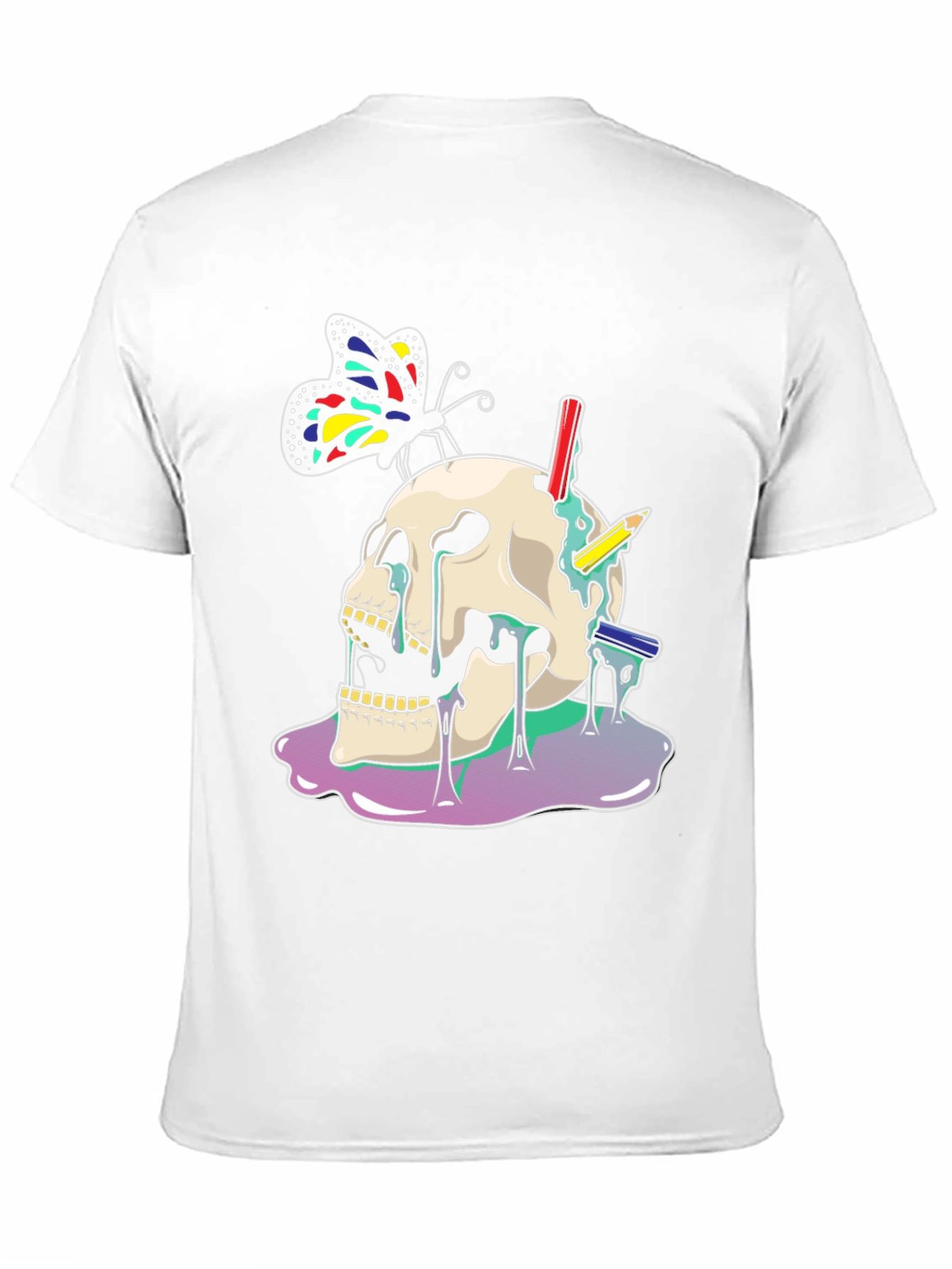 Skull & Butterfly Graphic Tee