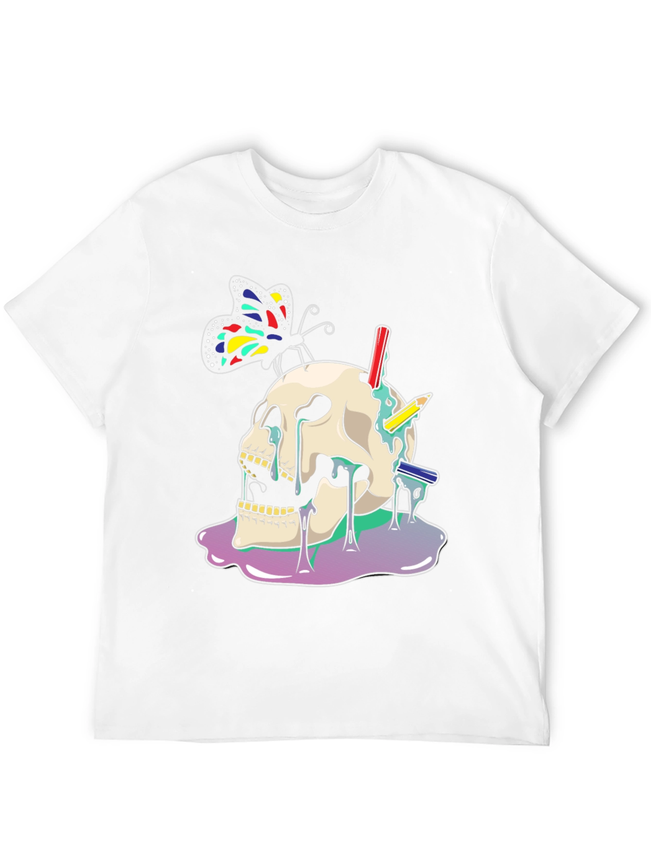 Skull & Butterfly Graphic Tee