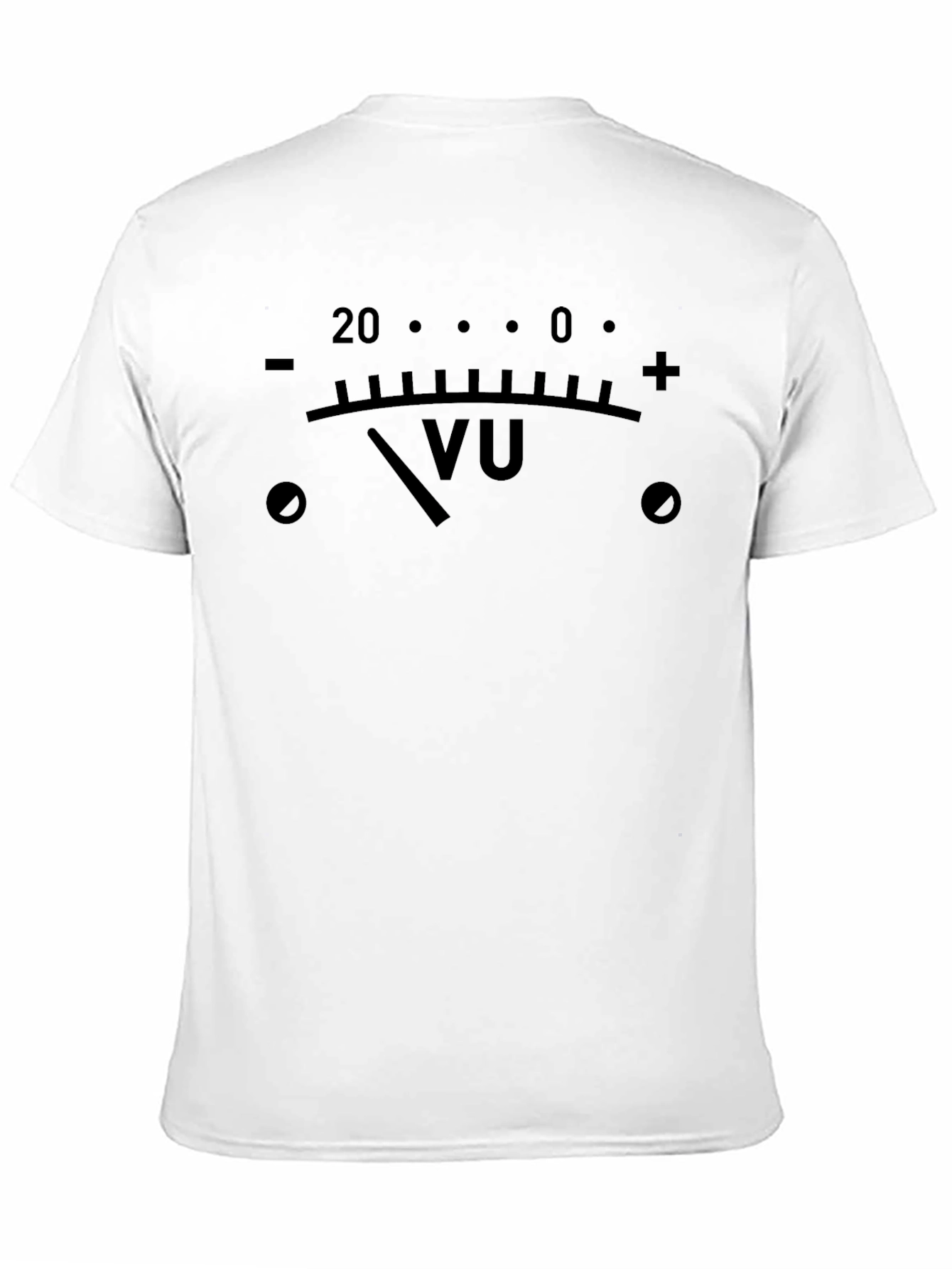 VU Meter Graphic Tee - Classic Audio Engineer T-Shirt