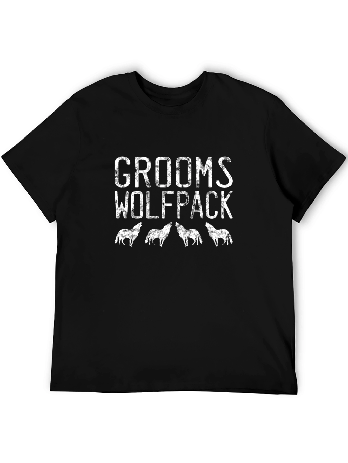 Grooms Wolfpack Black T-Shirt