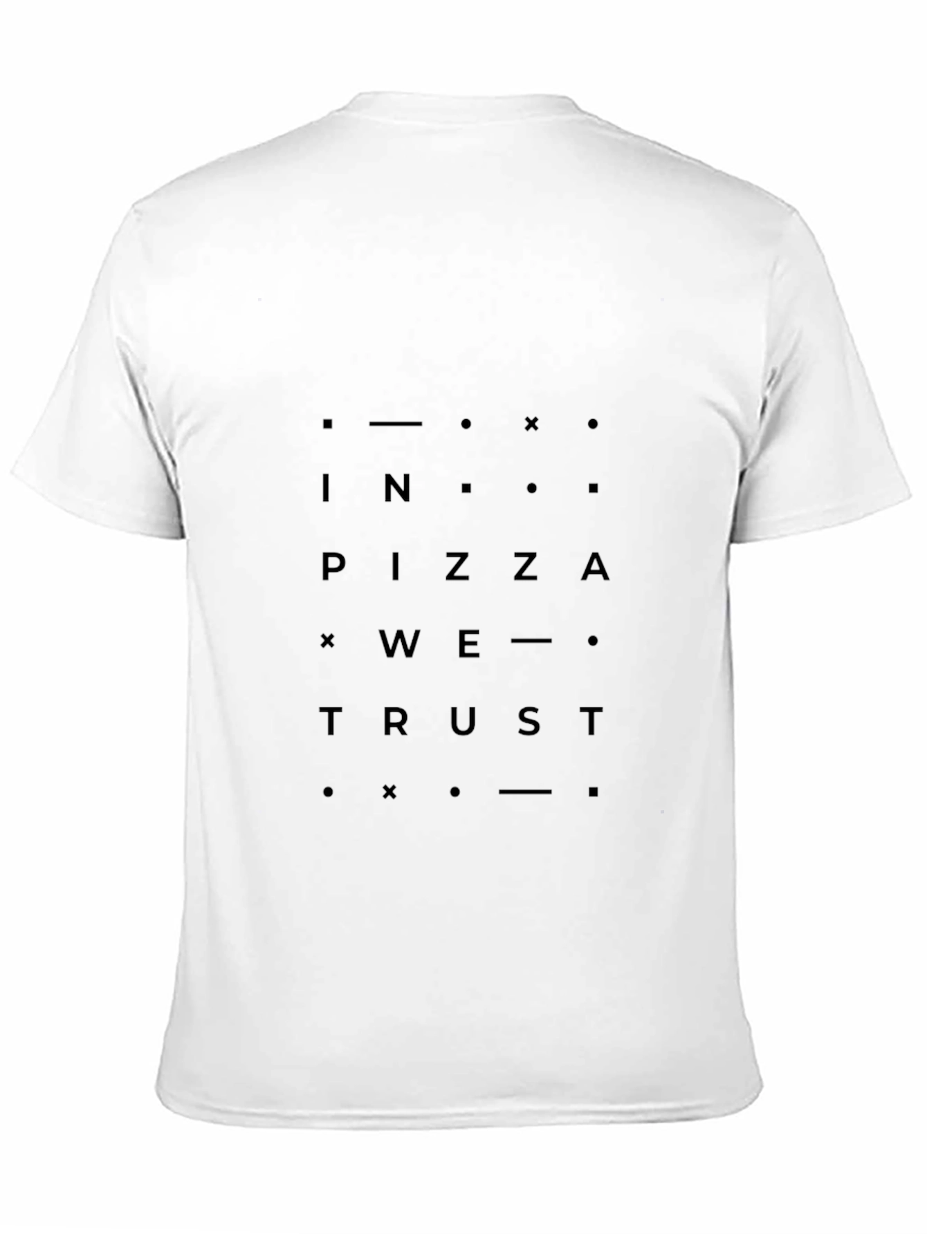 In Pizza We Trust T-Shirt - Black Graphic Tee
