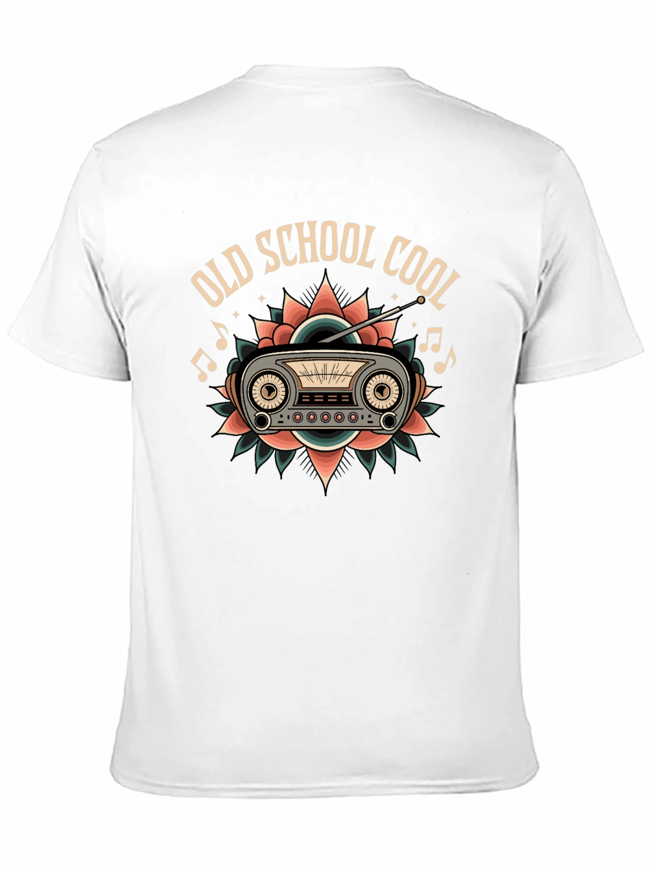 Old School Cool Radio Graphic T-Shirt