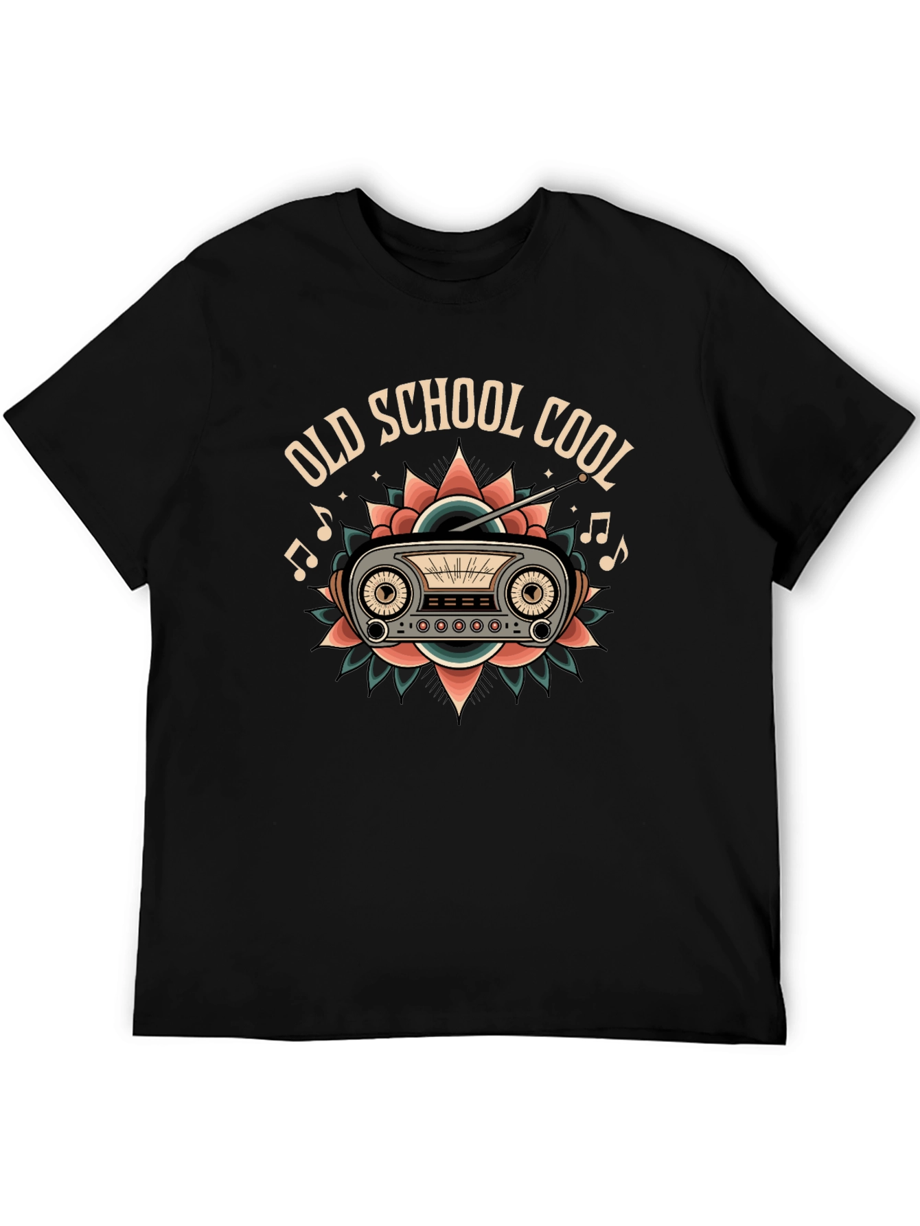 Old School Cool Radio Graphic T-Shirt