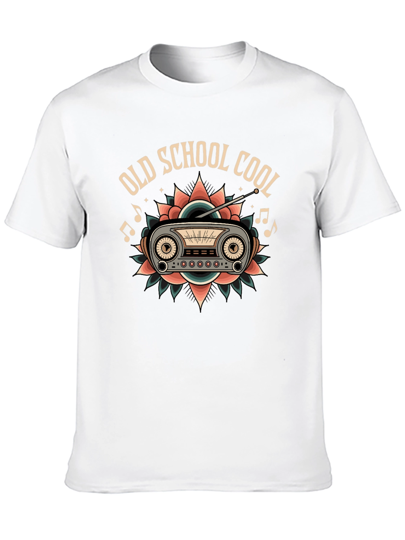 Old School Cool Radio Graphic T-Shirt