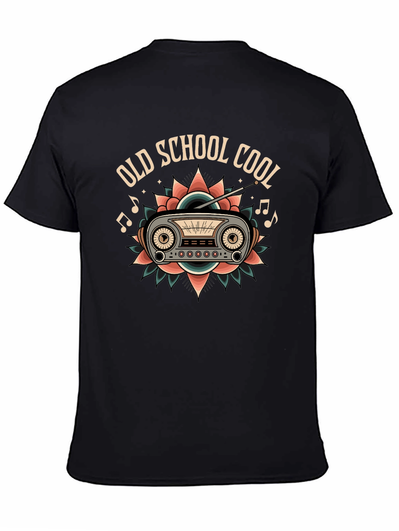 Old School Cool Radio Graphic T-Shirt