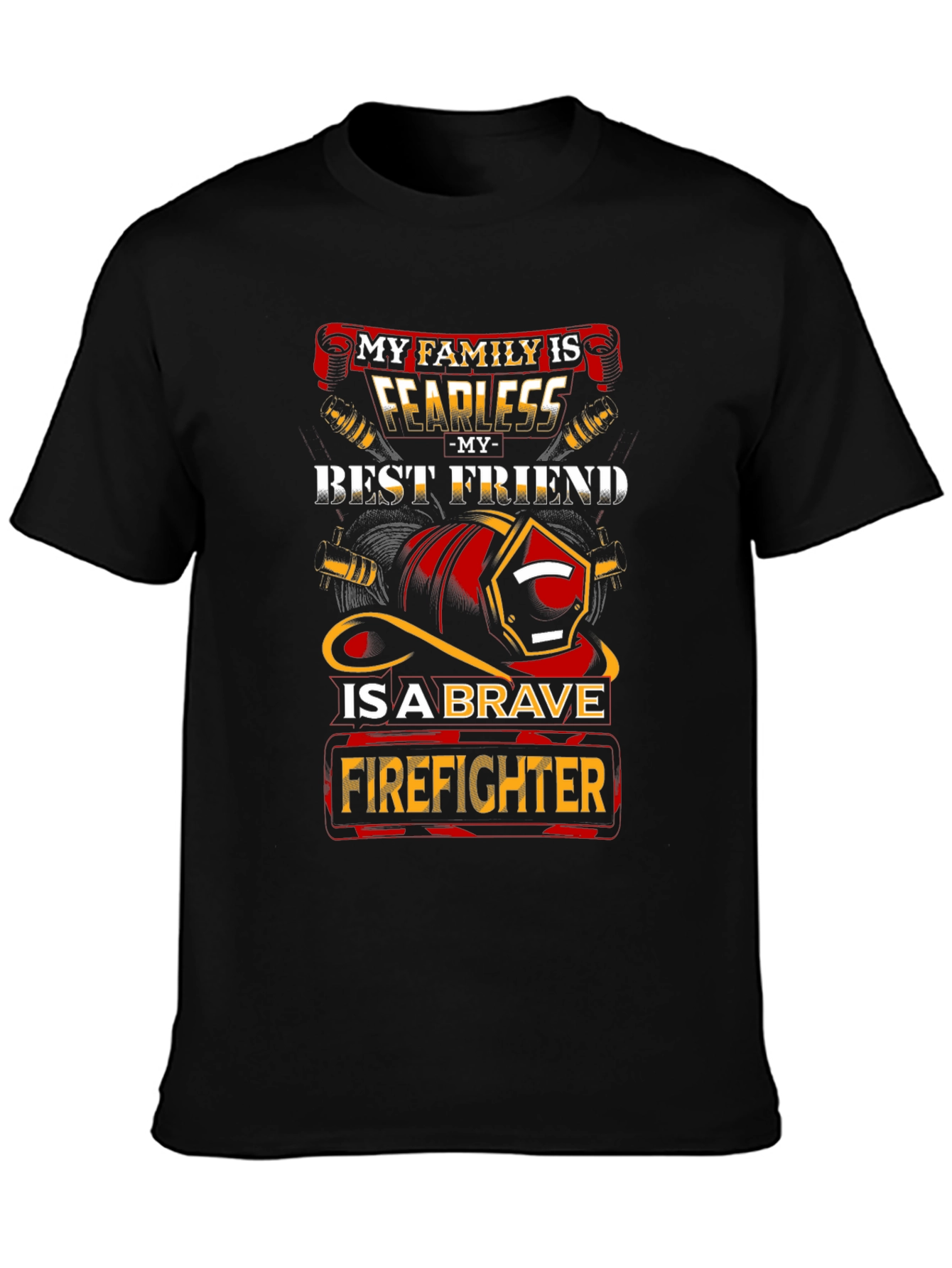 Fearless Firefighter Family Graphic Tee