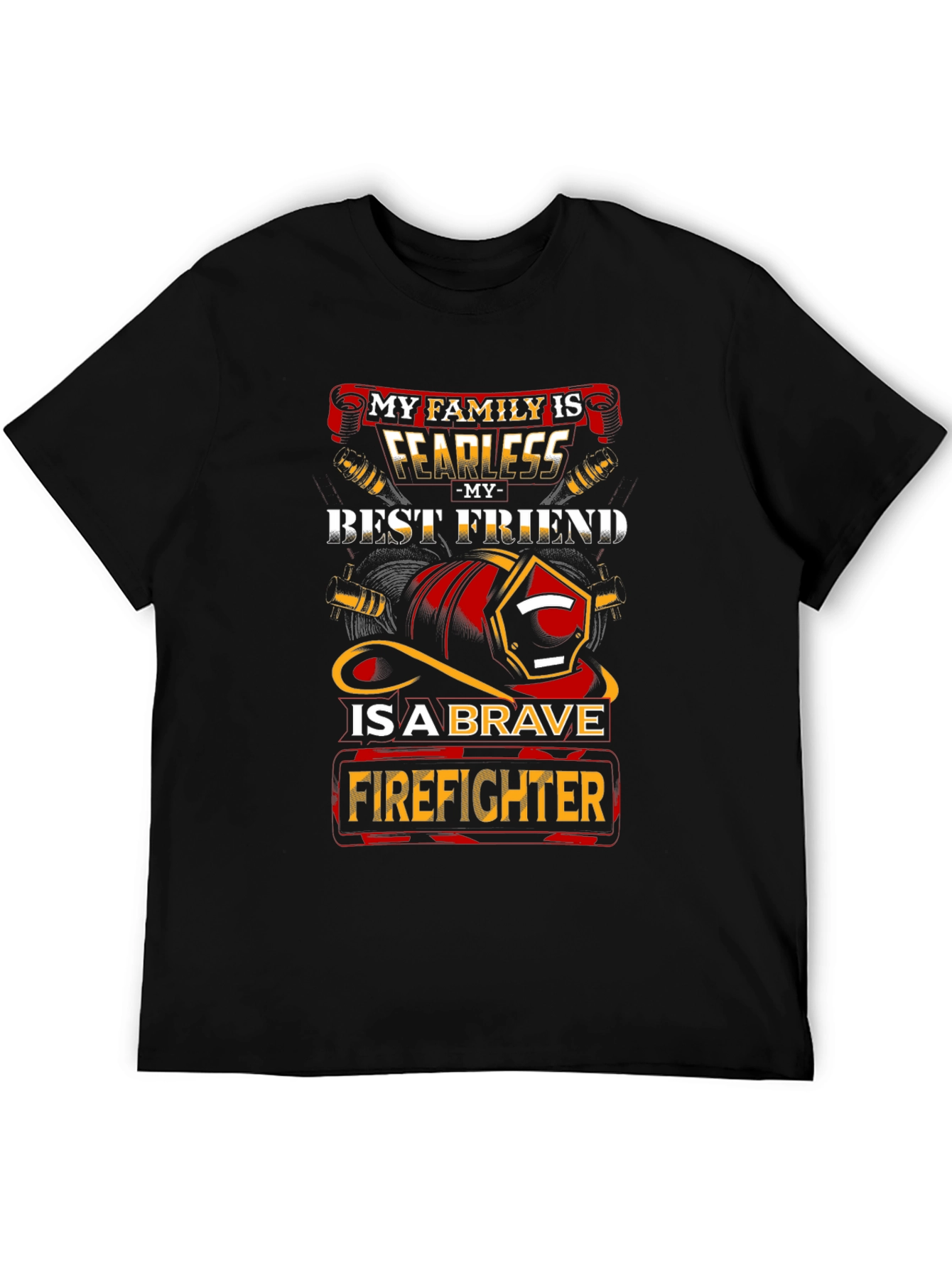 Fearless Firefighter Family Graphic Tee