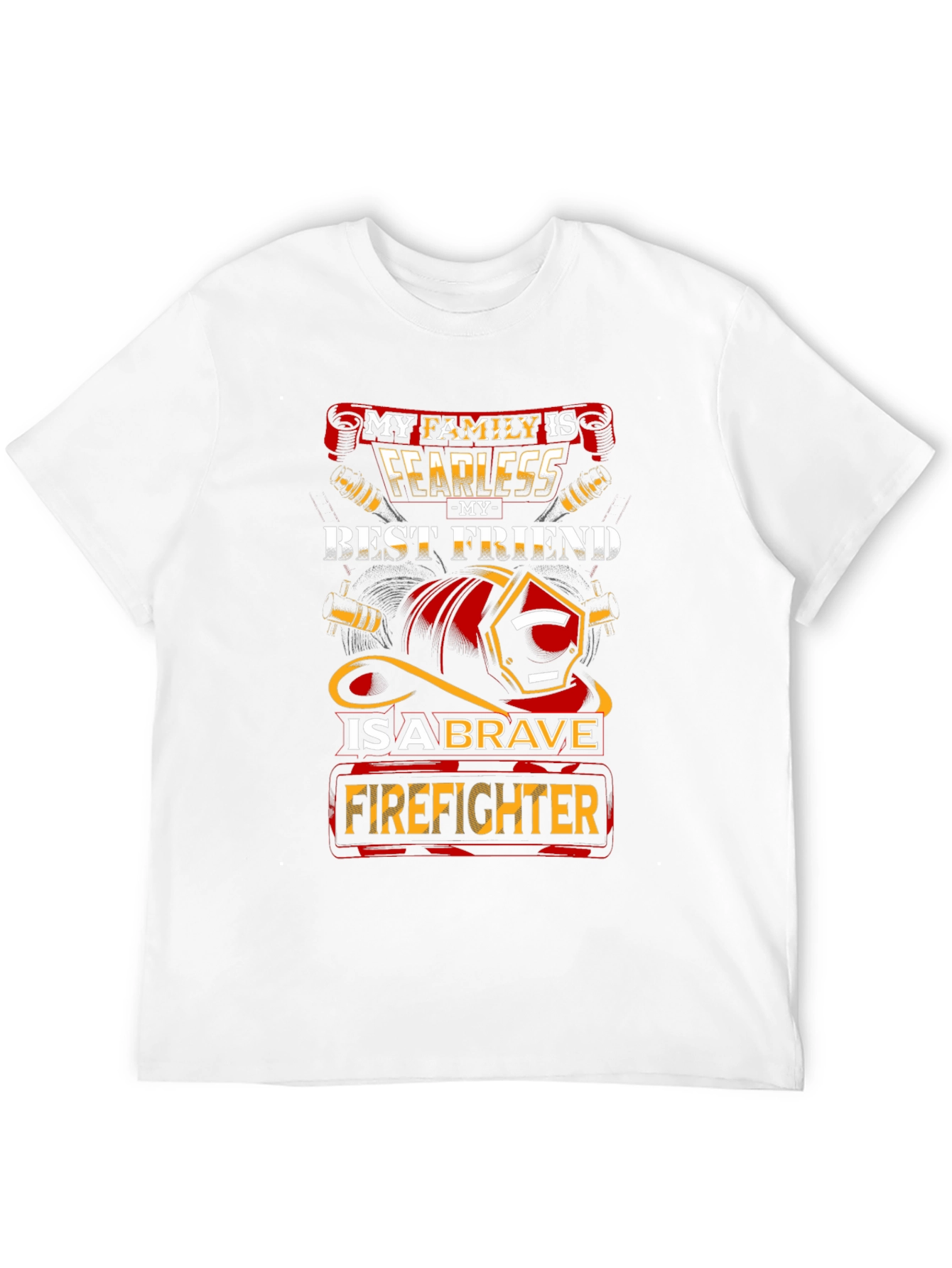 Fearless Firefighter Family Graphic Tee