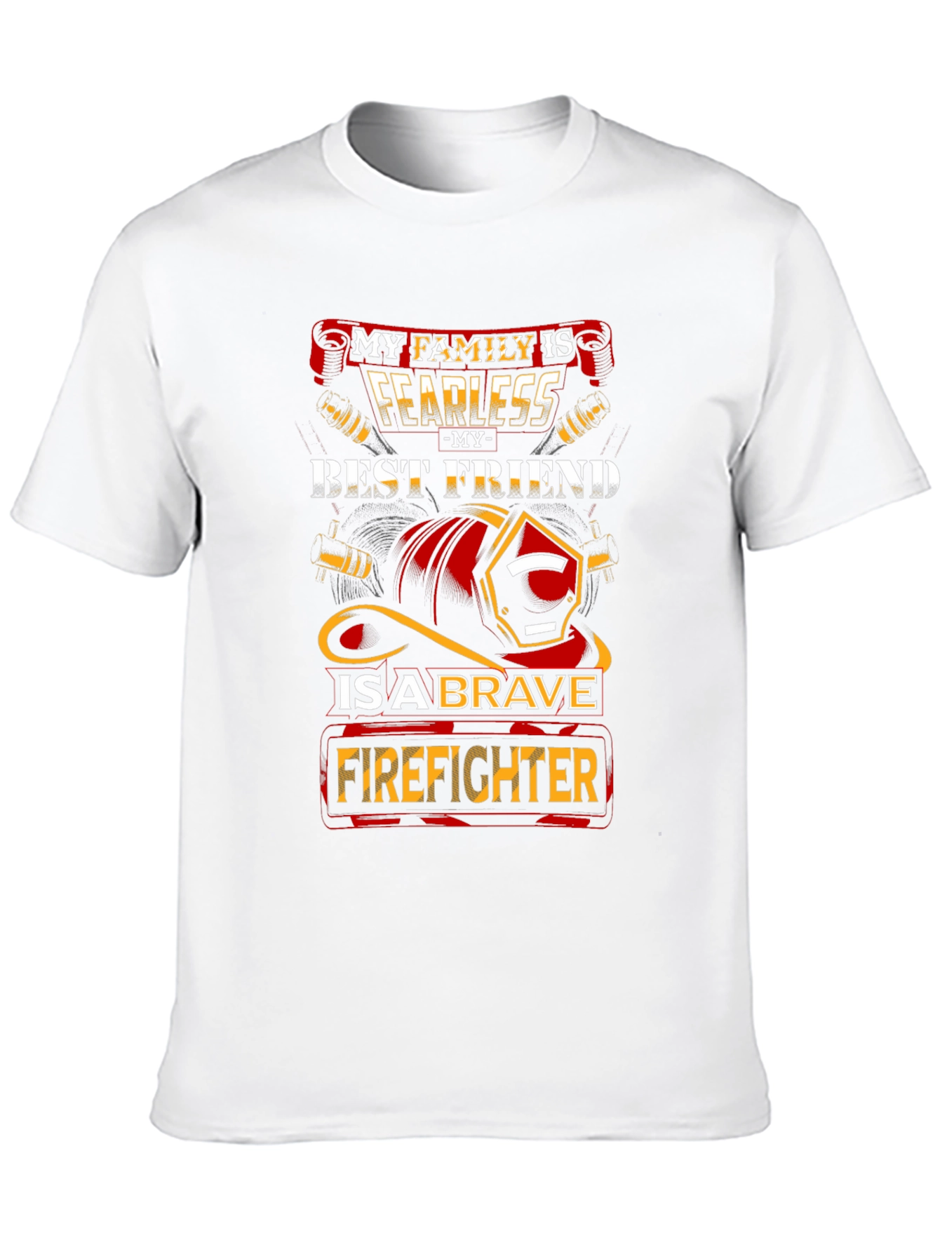 Fearless Firefighter Family Graphic Tee
