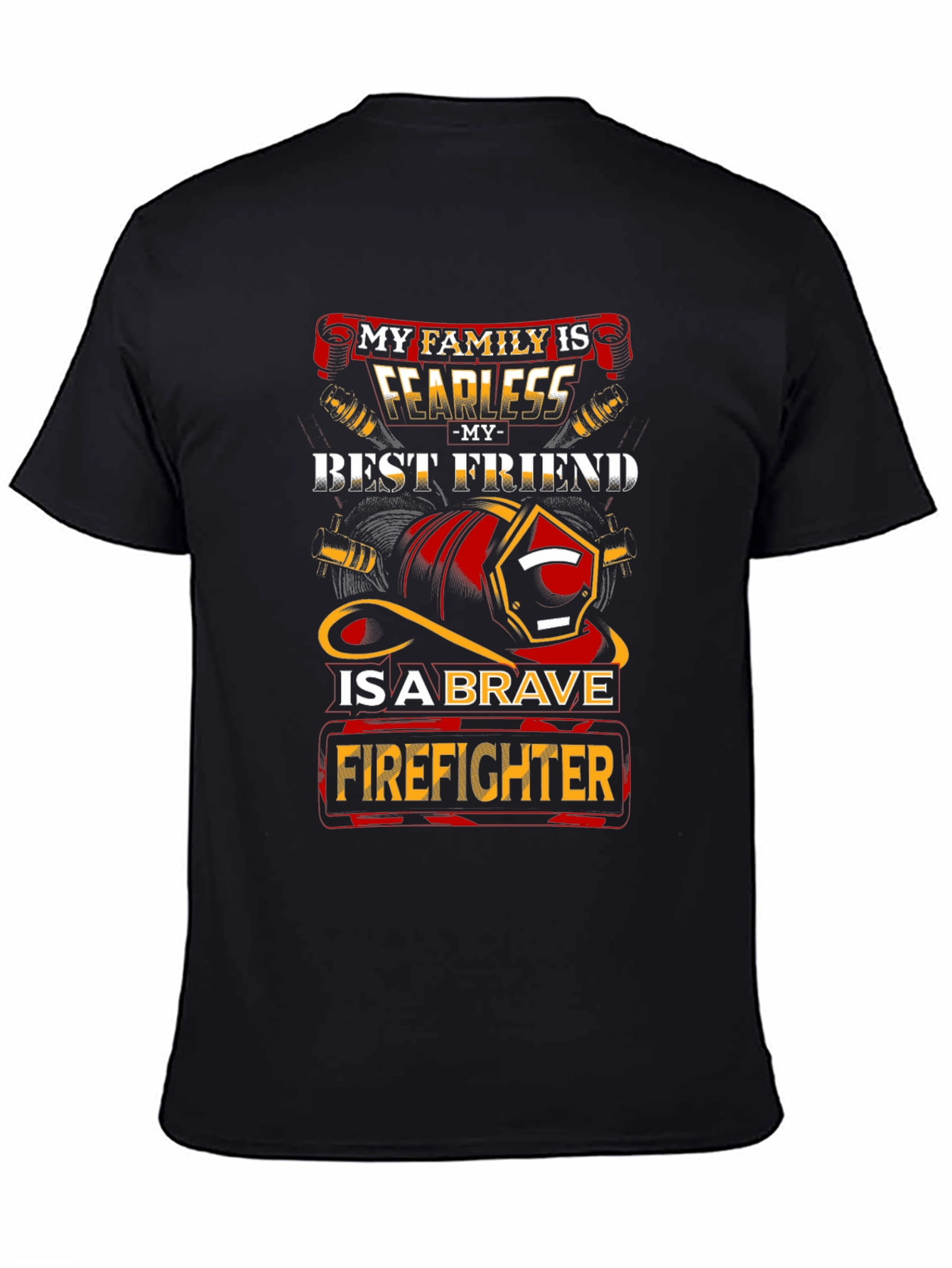 Fearless Firefighter Family Graphic Tee