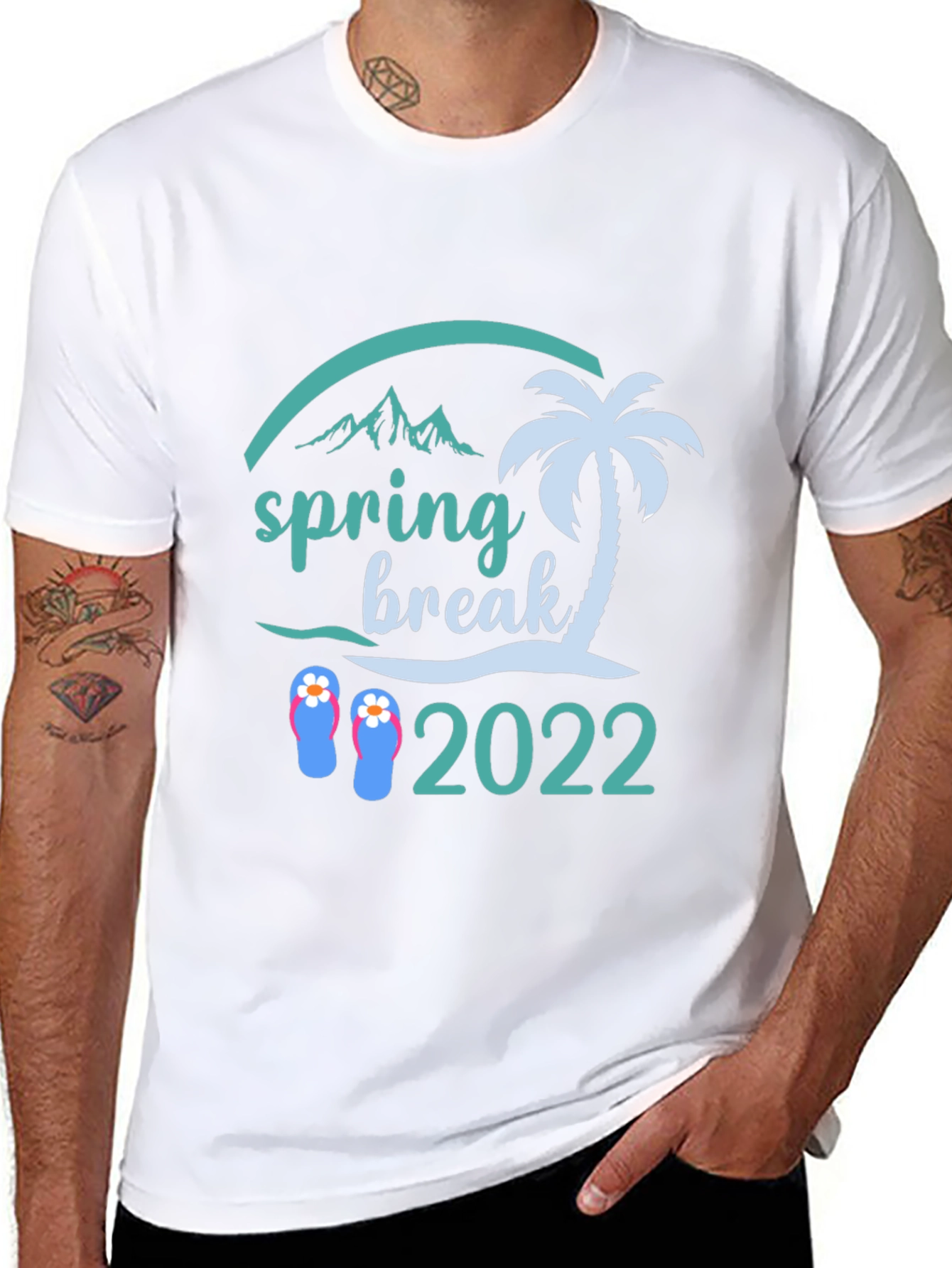 Spring Break 2022 Black Graphic Tee