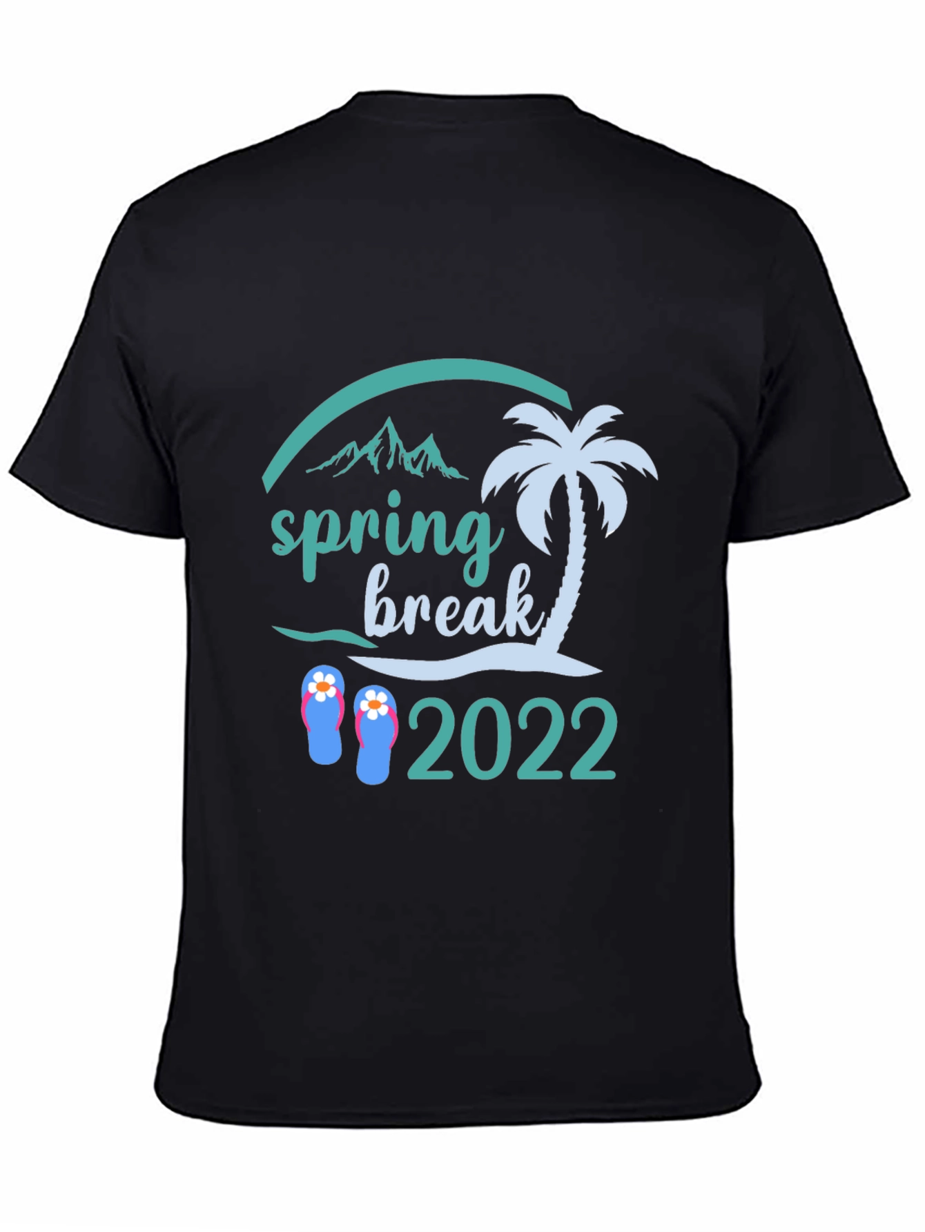 Spring Break 2022 Black Graphic Tee