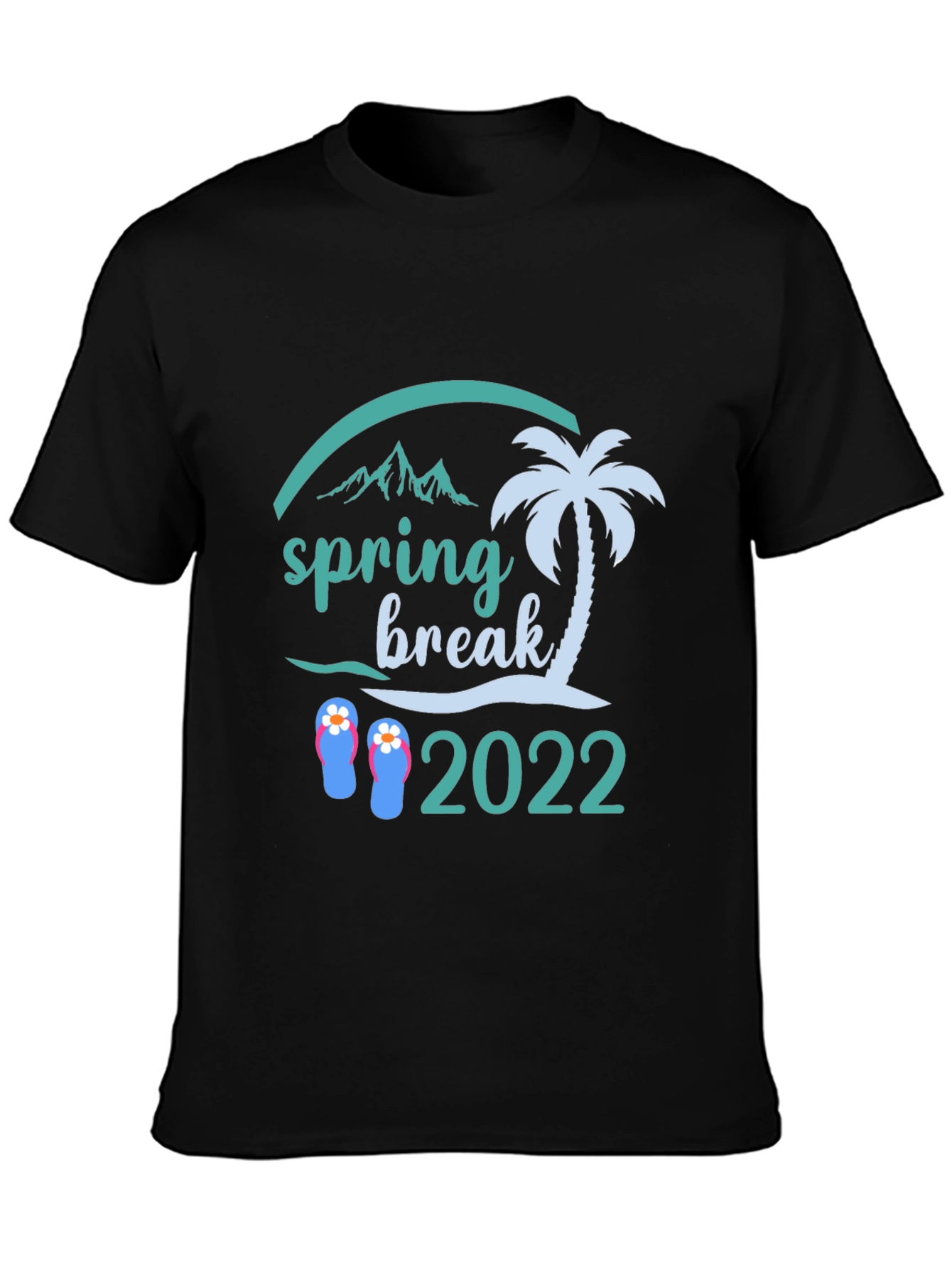 Spring Break 2022 Black Graphic Tee