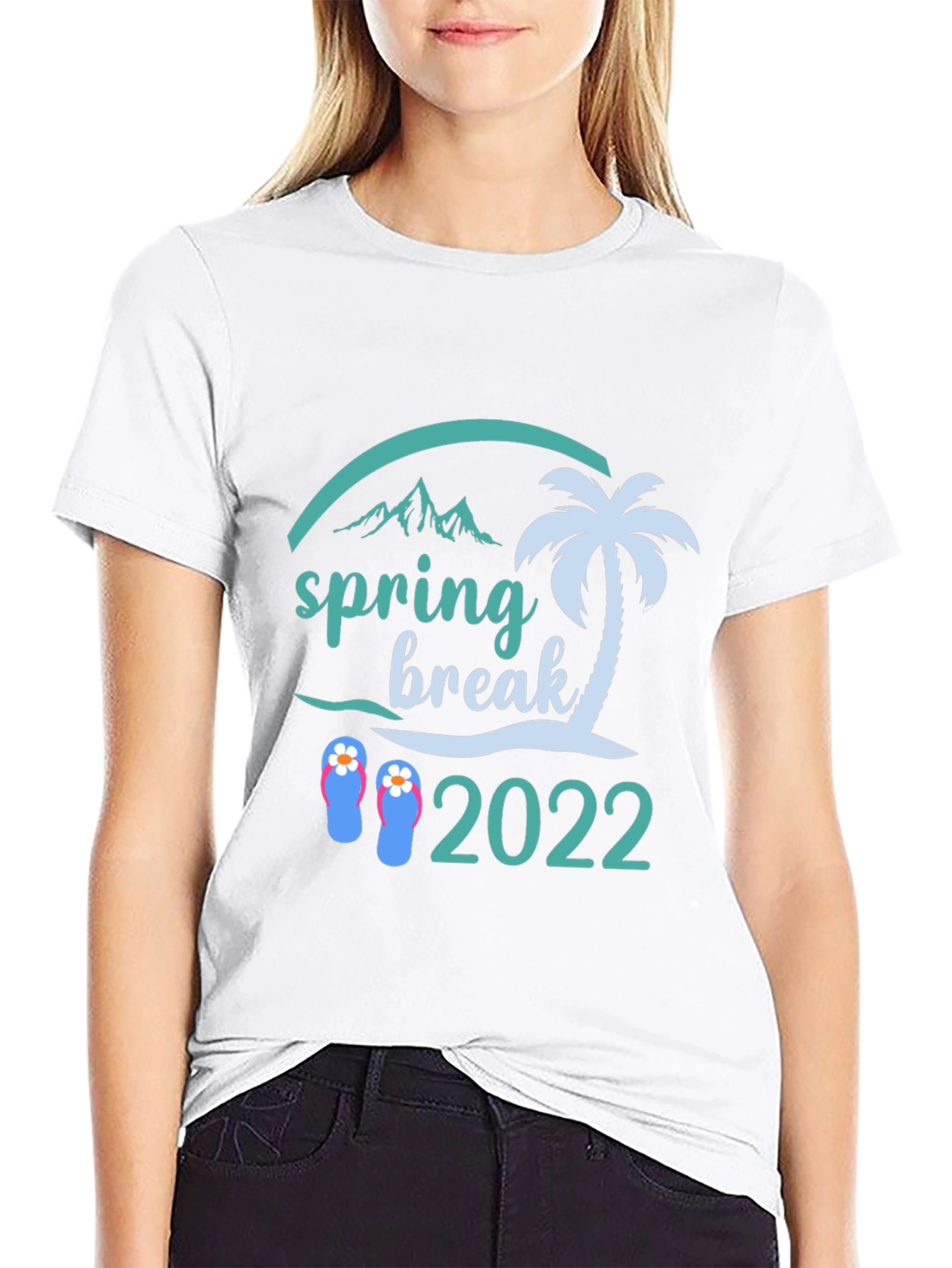 Spring Break 2022 Black Graphic Tee