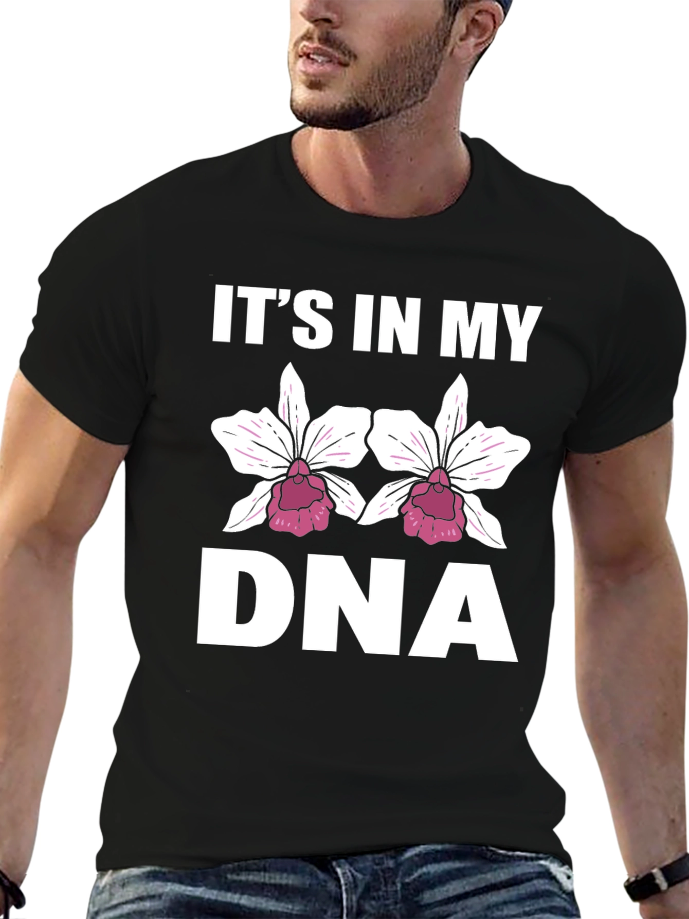 Its In My DNA Floral Graphic T-Shirt