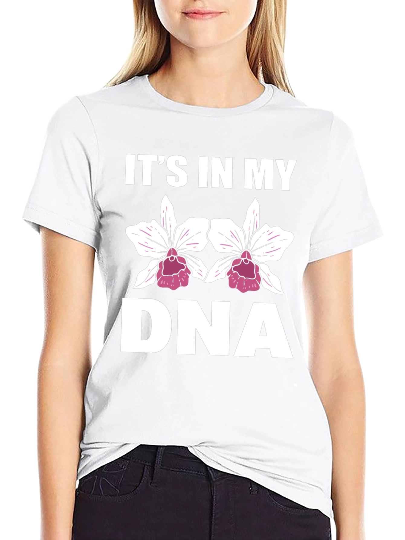 Its In My DNA Floral Graphic T-Shirt