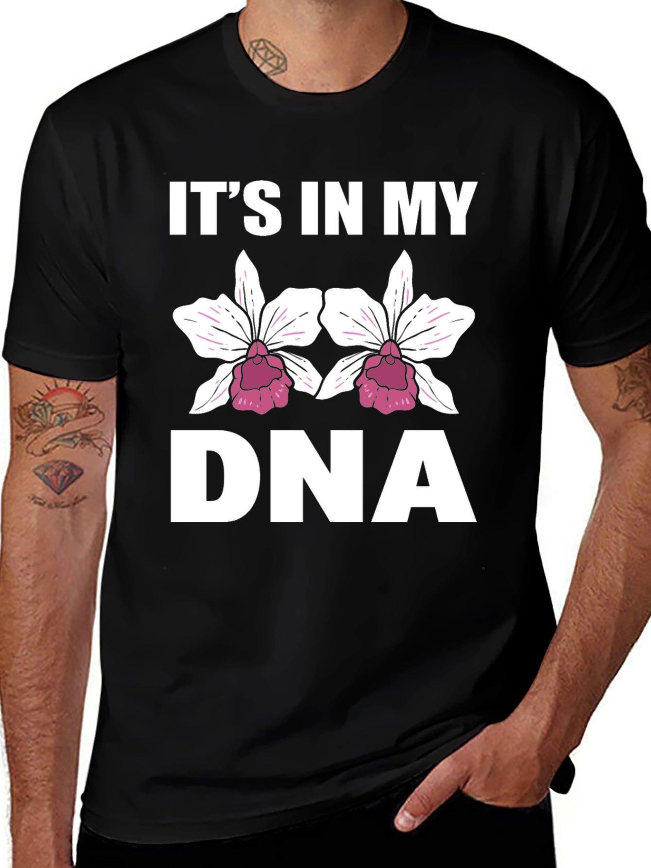 Its In My DNA Floral Graphic T-Shirt