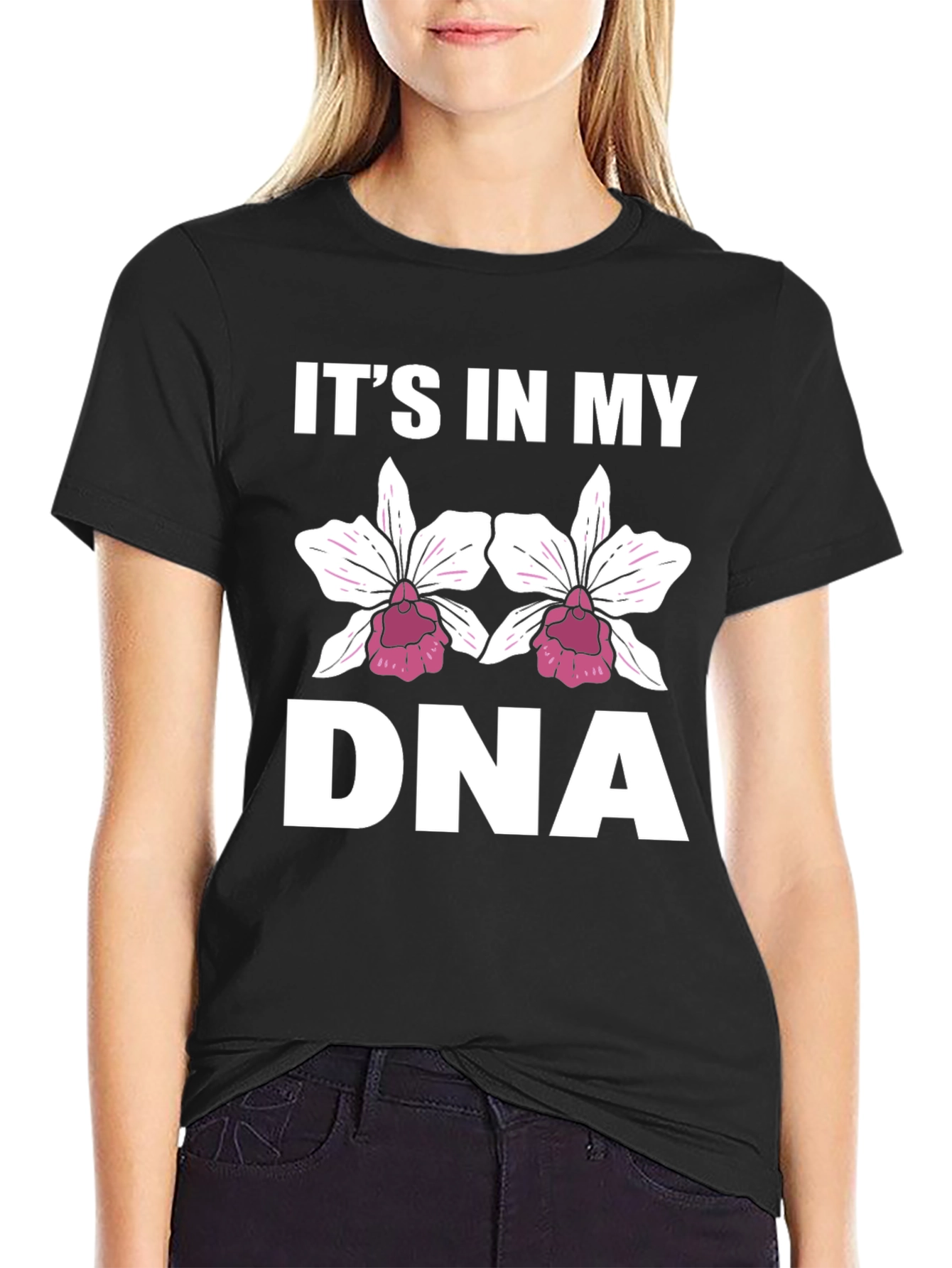 Its In My DNA Floral Graphic T-Shirt