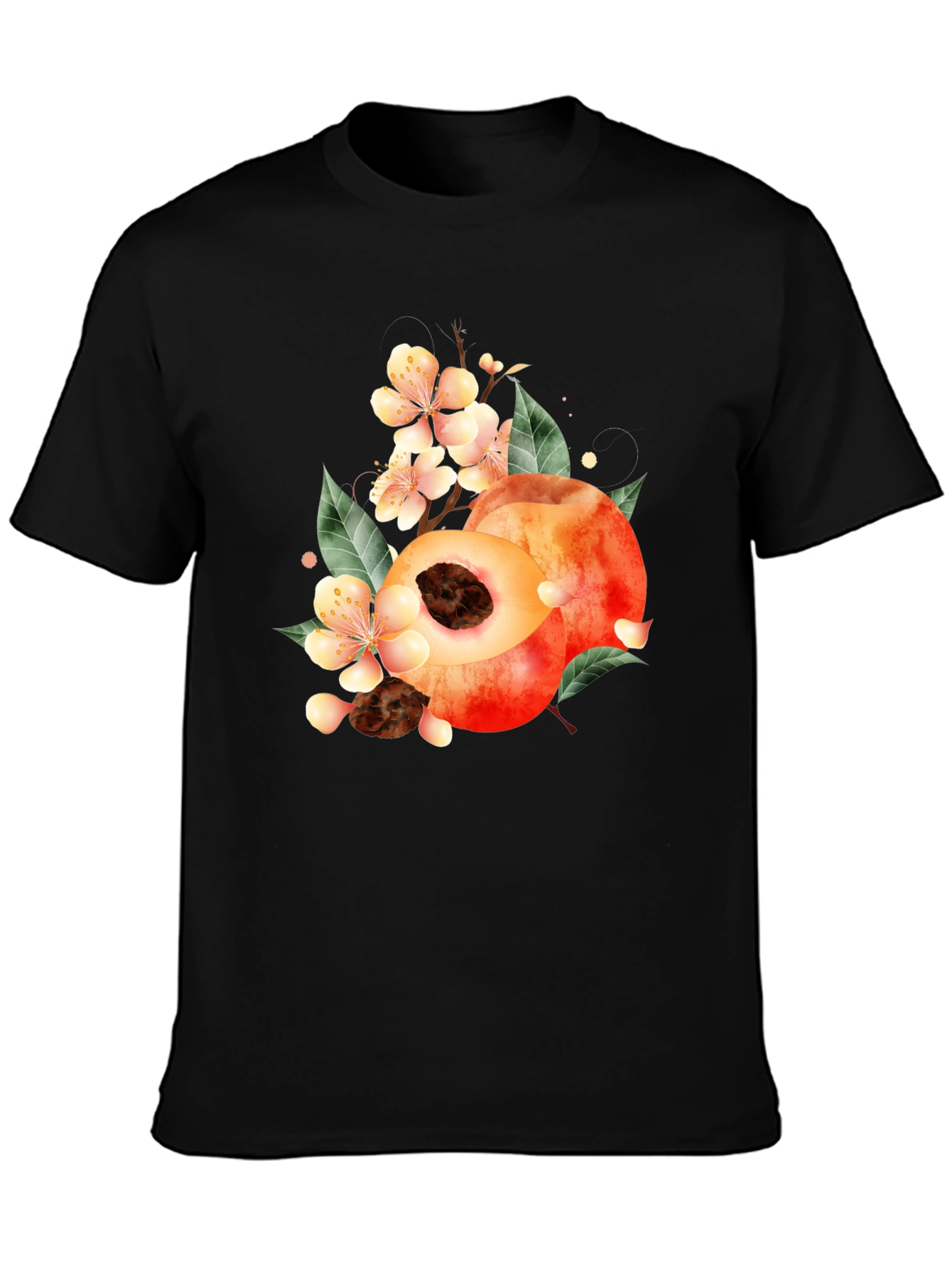 Peach Blossom Graphic T-Shirt