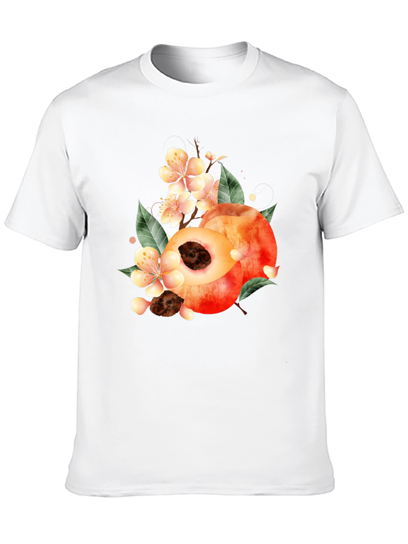 Peach Blossom Graphic T-Shirt