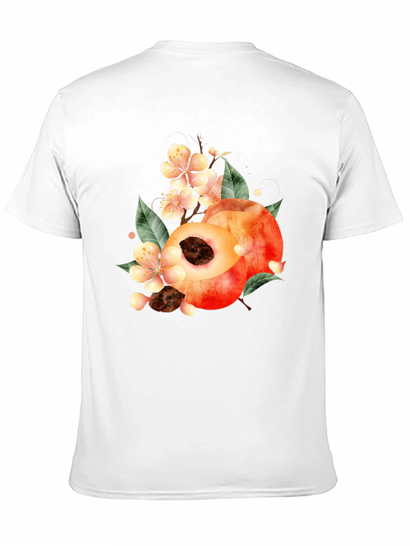 Peach Blossom Graphic T-Shirt