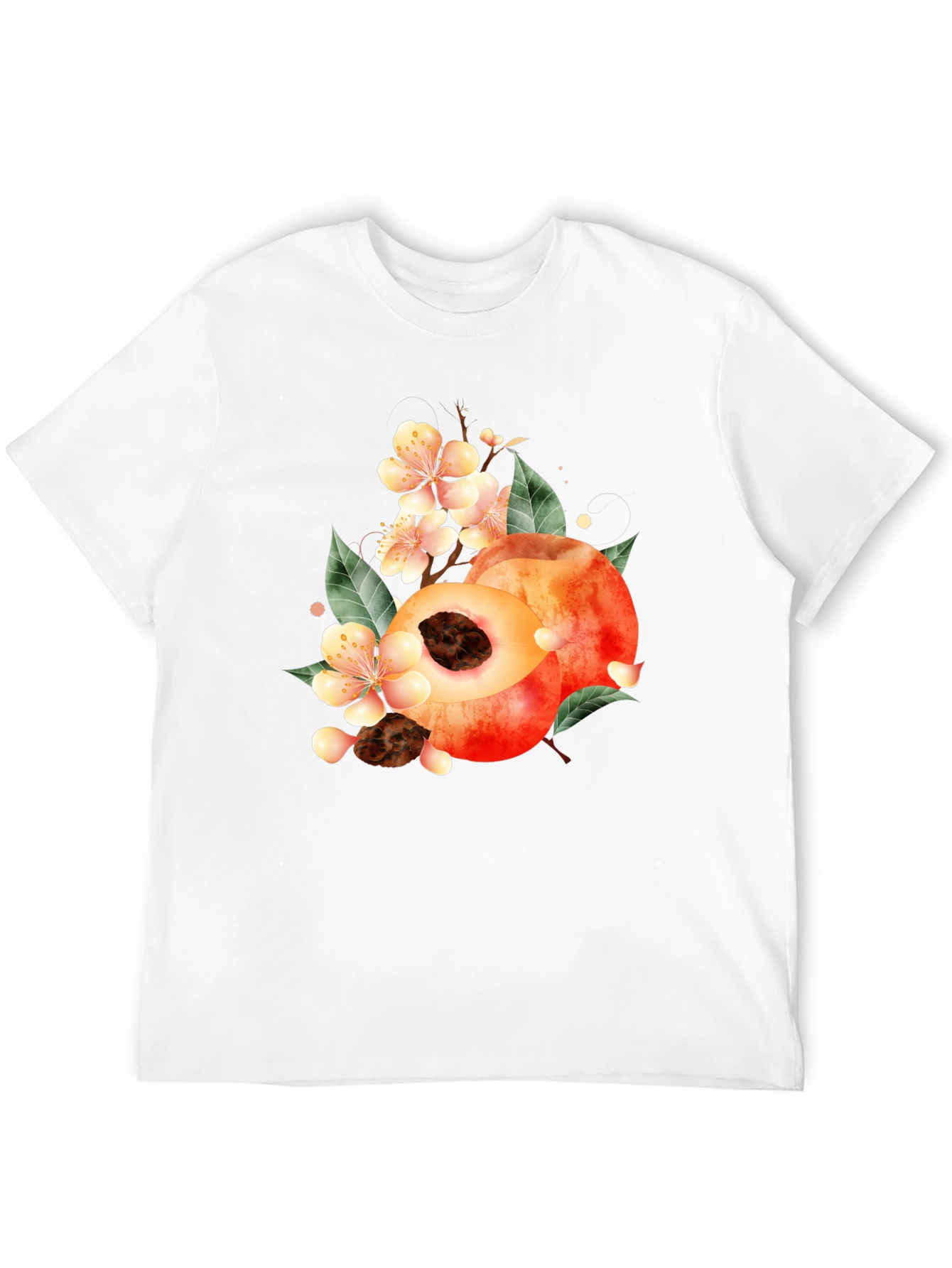 Peach Blossom Graphic T-Shirt