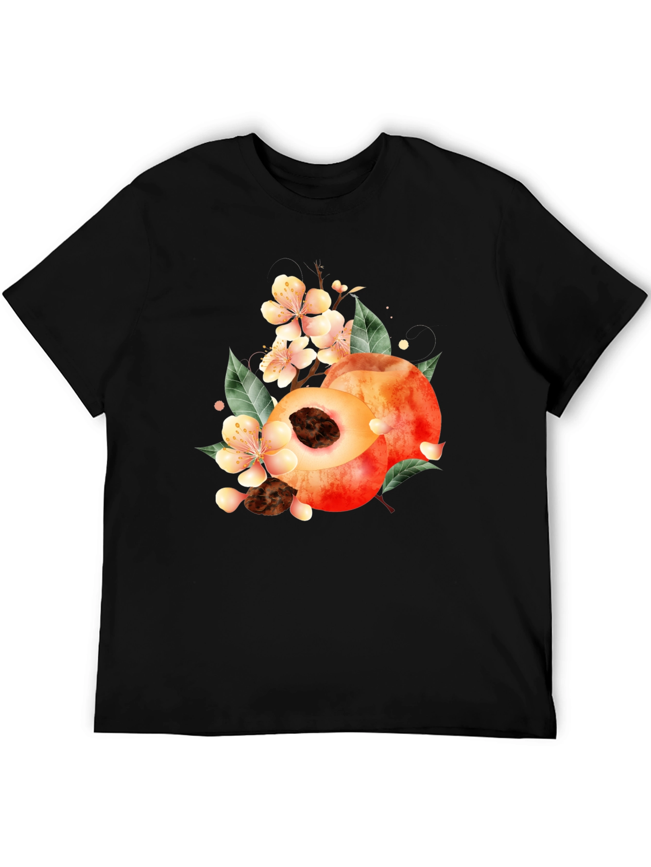 Peach Blossom Graphic T-Shirt