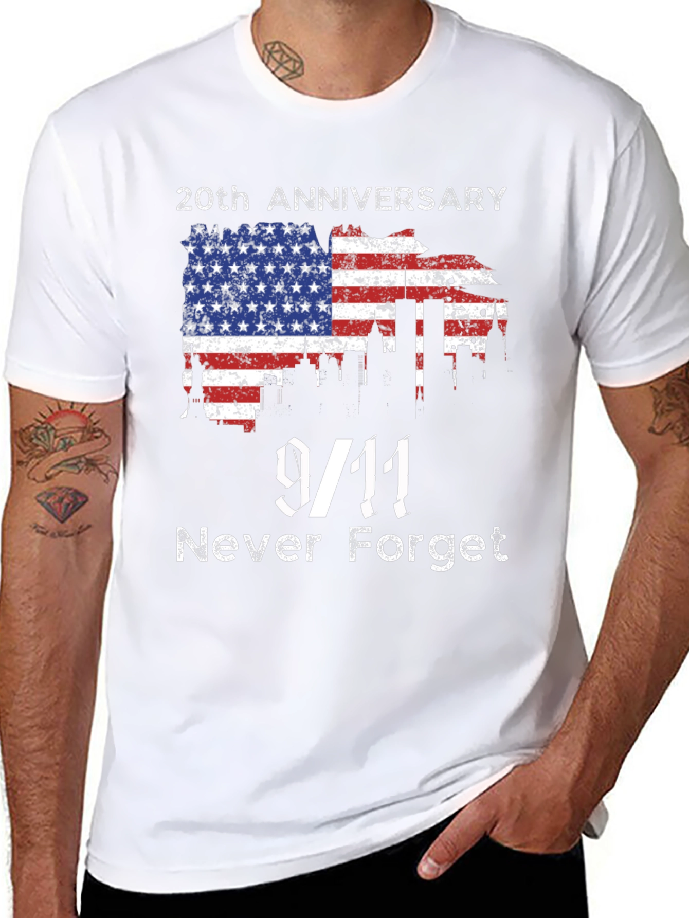 9/11 20th Anniversary Never Forget T-Shirt