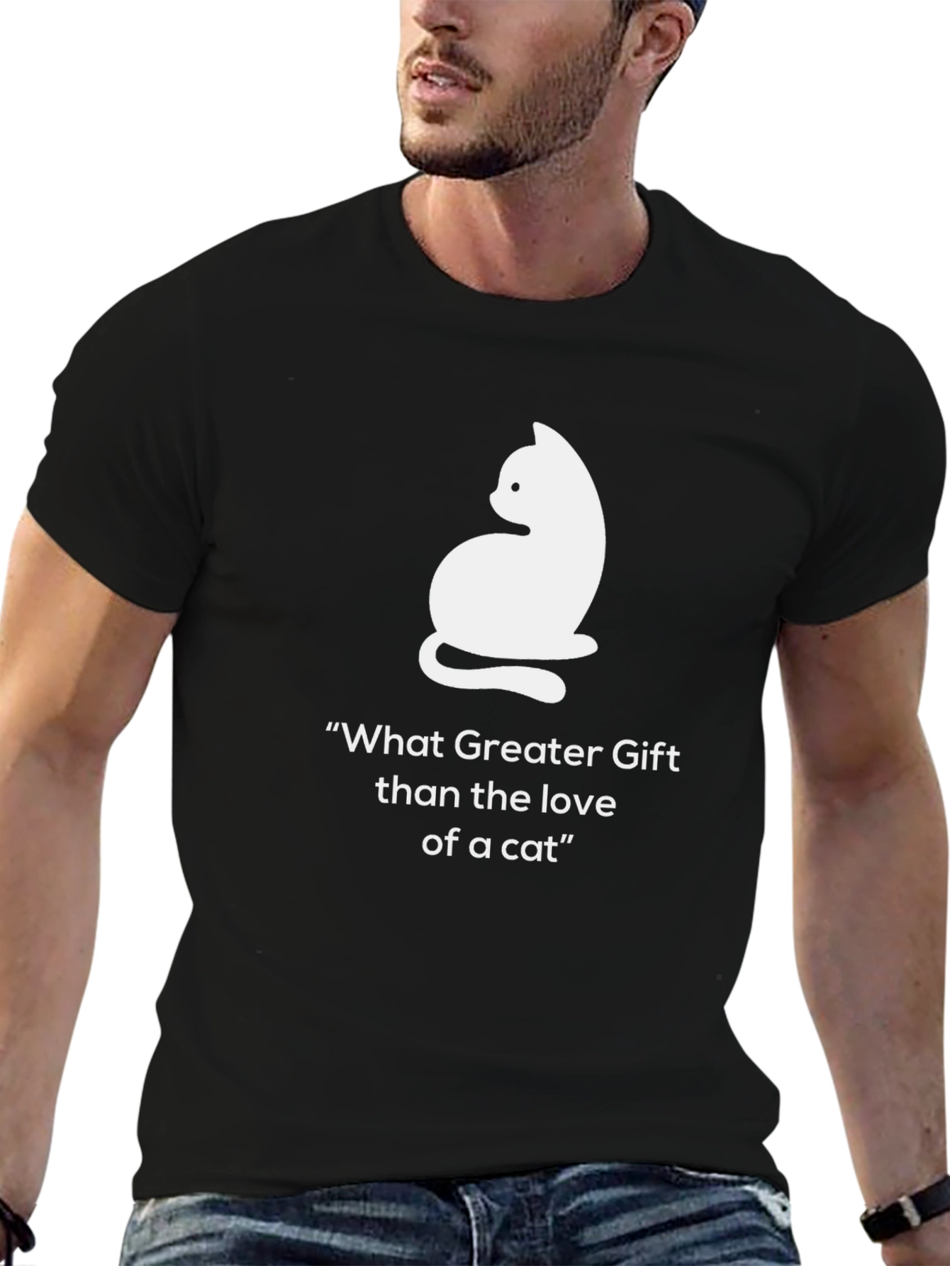 Cat Lover T-Shirt - What Greater Gift